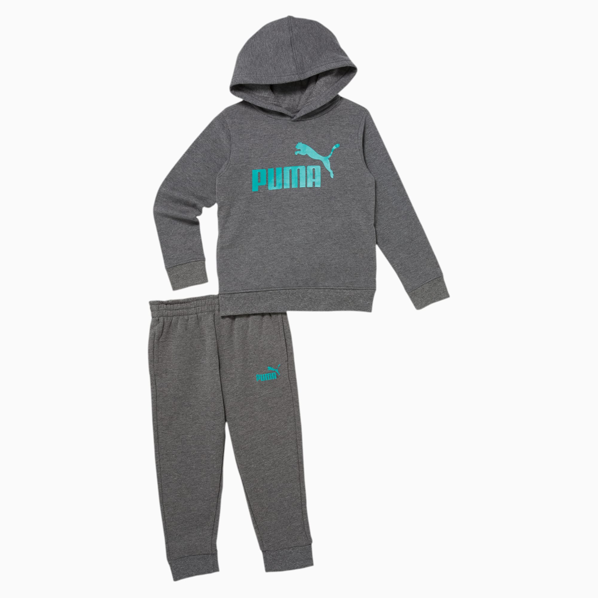 logo hooded jogger set