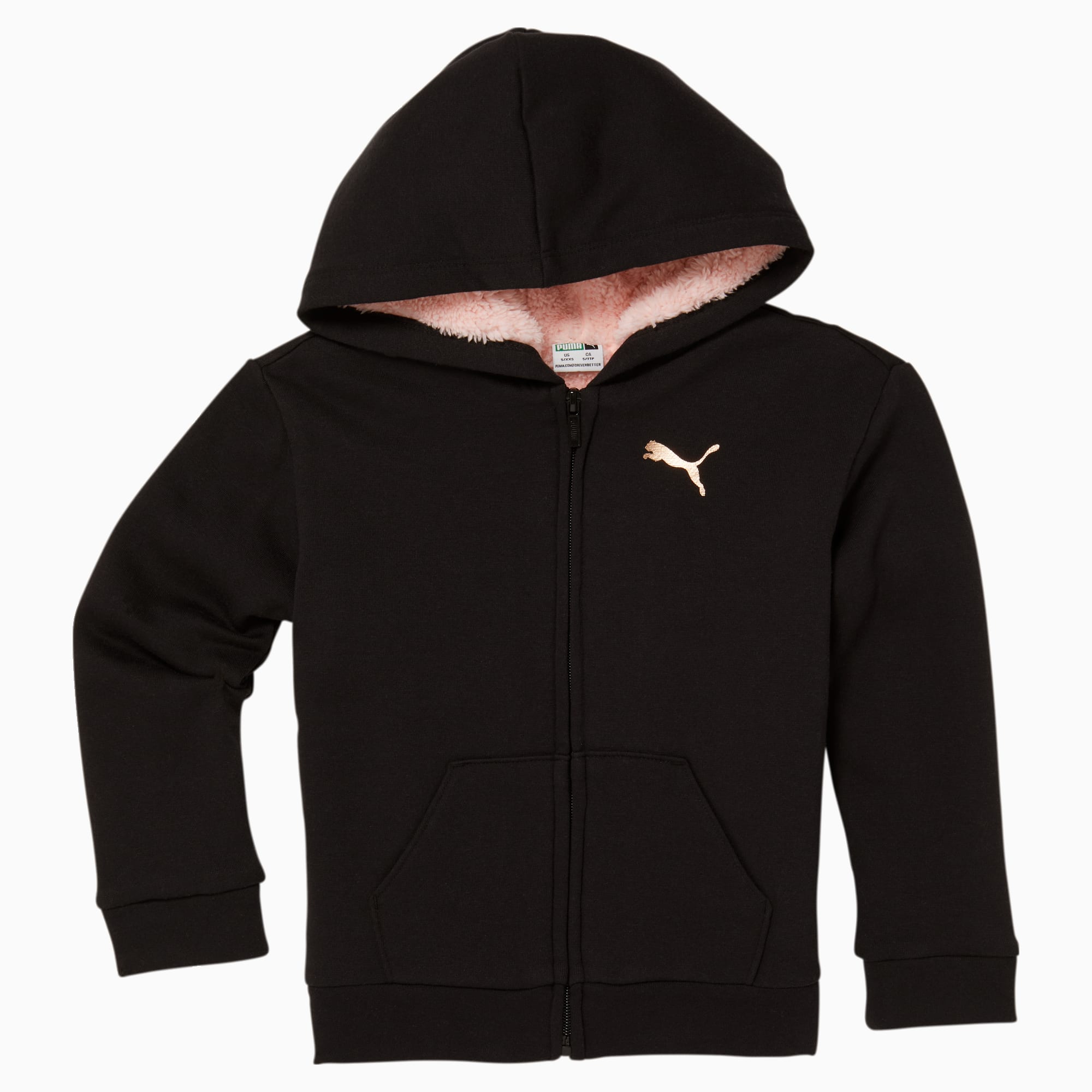 Puma check sherpa new arrivals hoodie