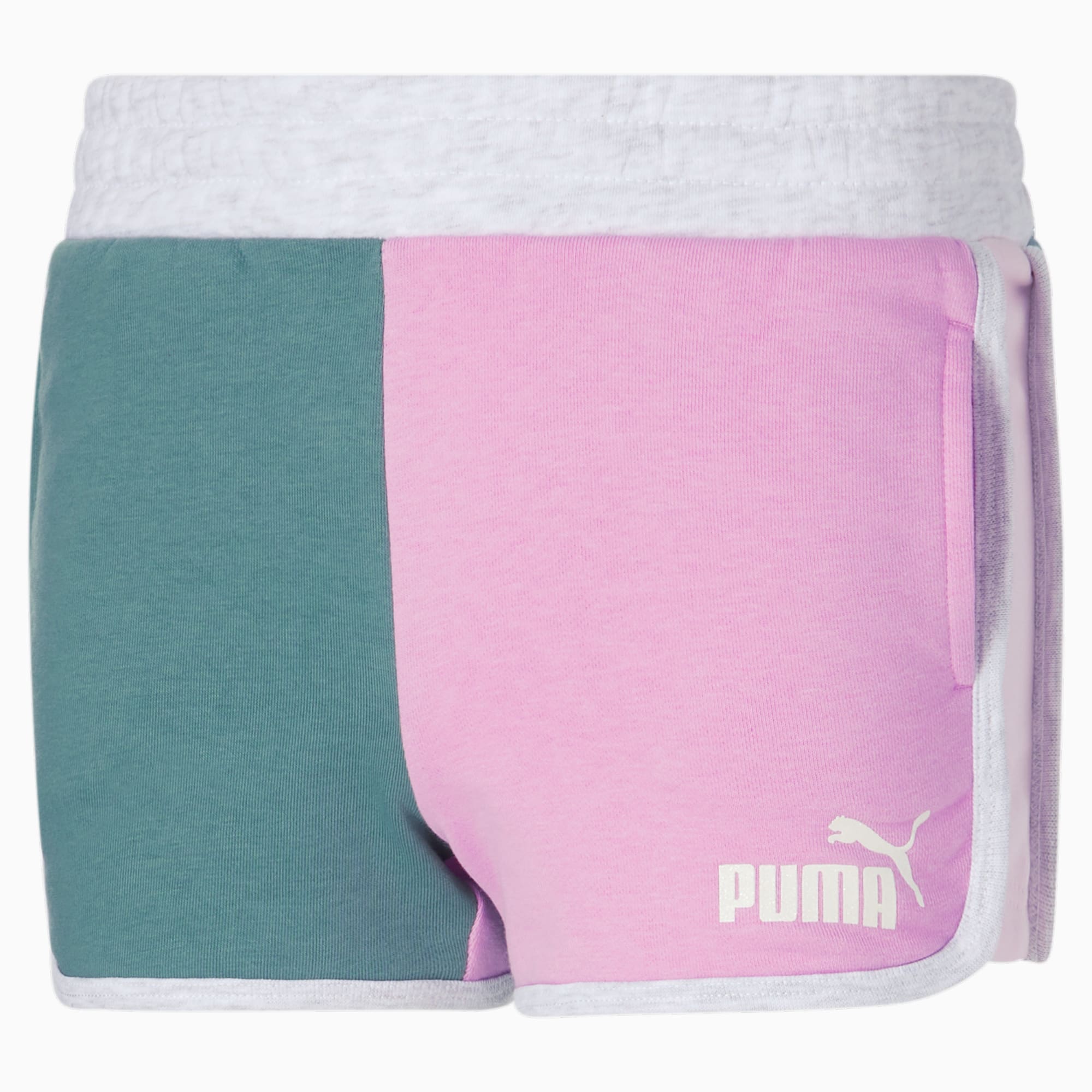 Puma shorts sales kids purple