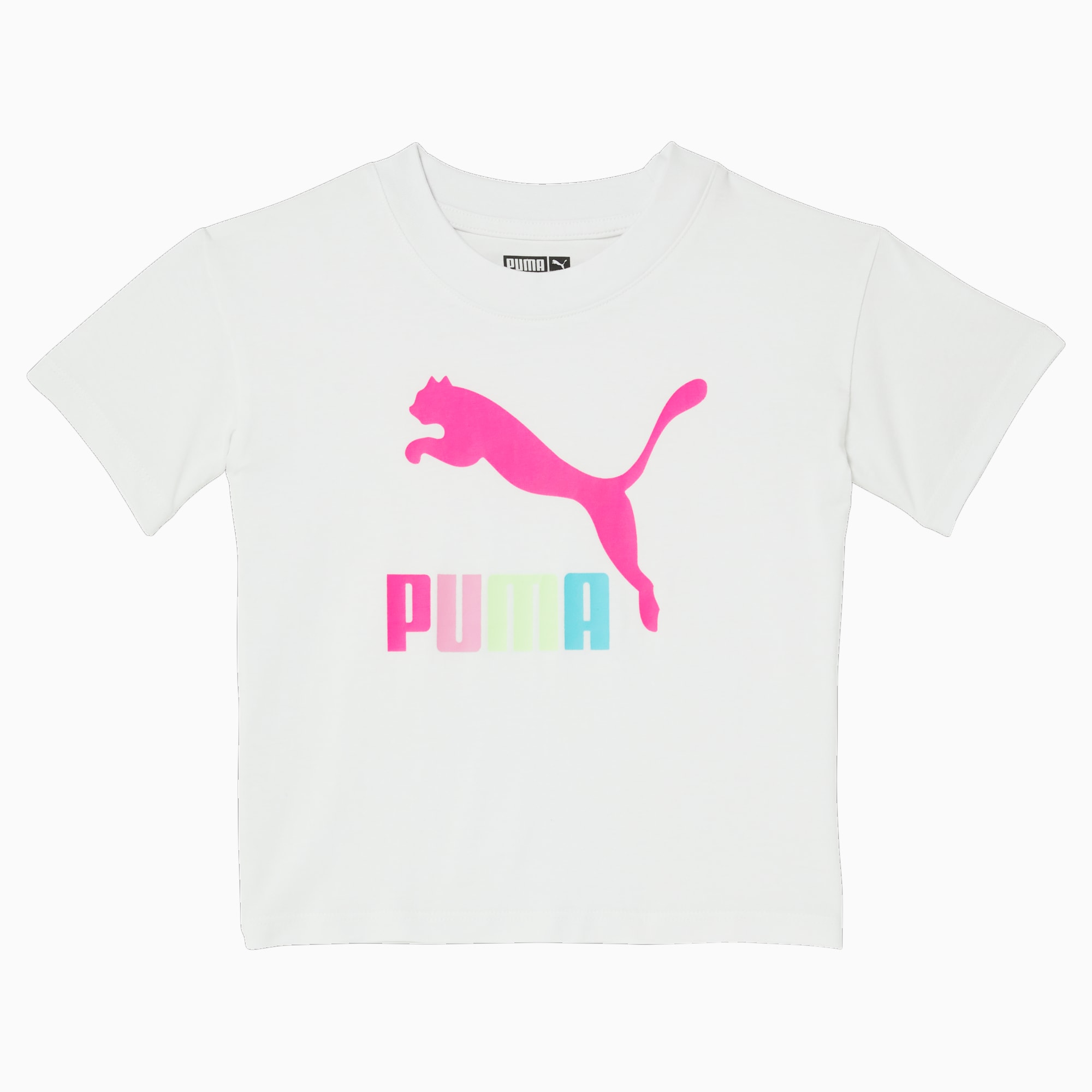 Pink and white best sale puma shirt
