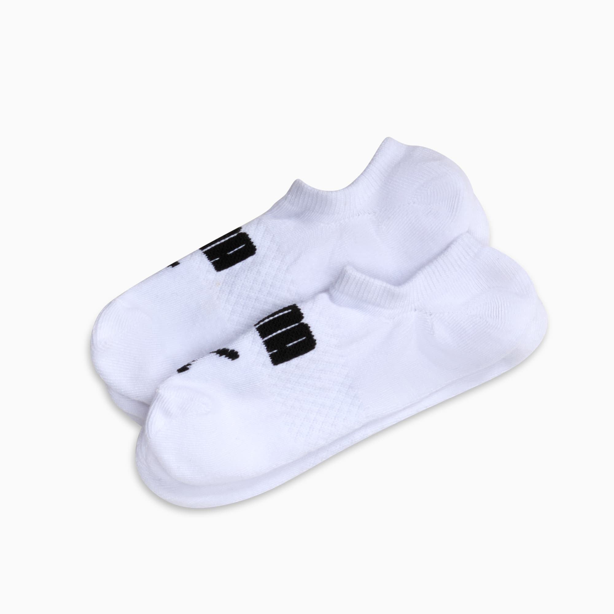 Puma Womens 3 Pack Non Terry No Show Liner Socks White 9 11