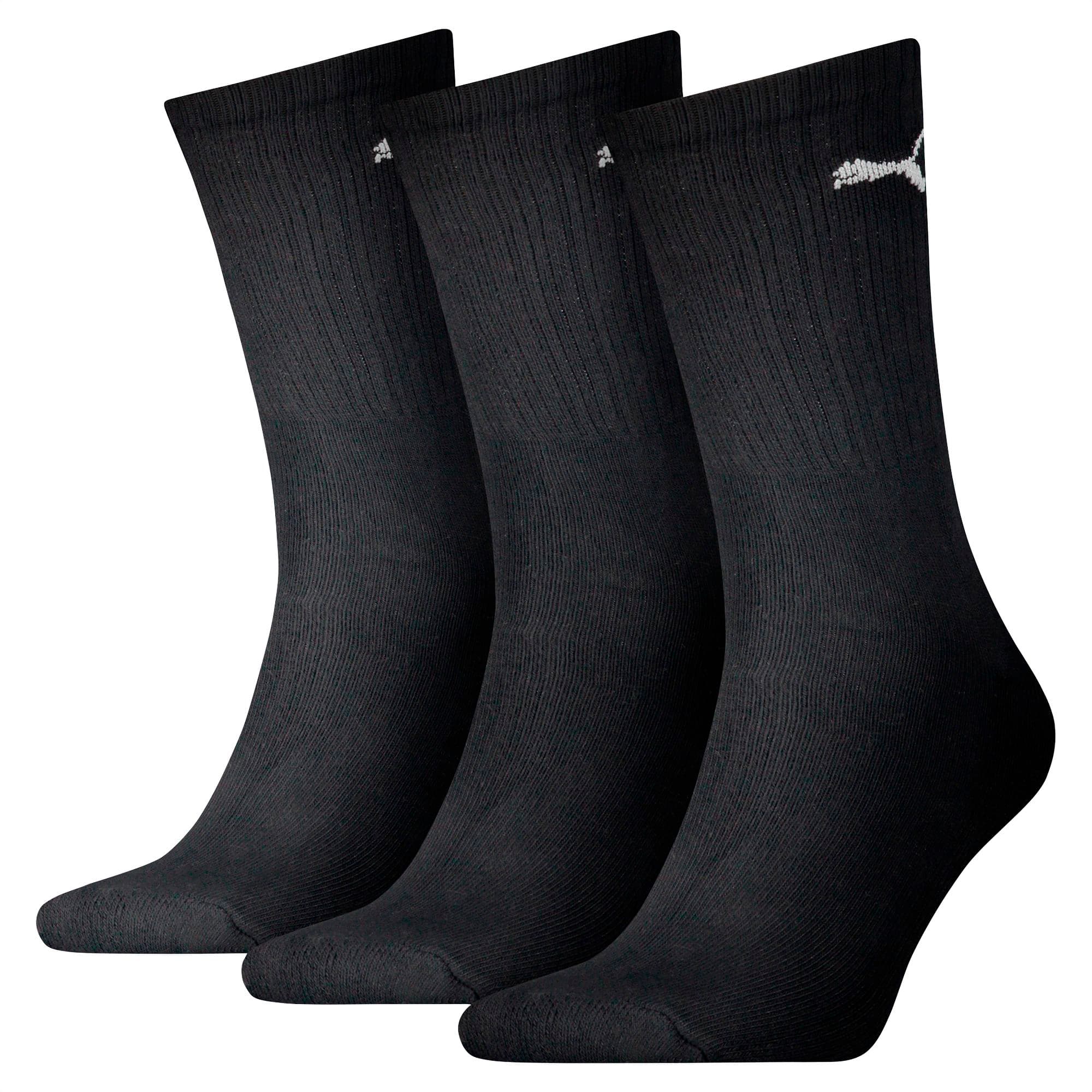 PUMA X Chaussettes Courtes pour Hommes, Black White, 39-42