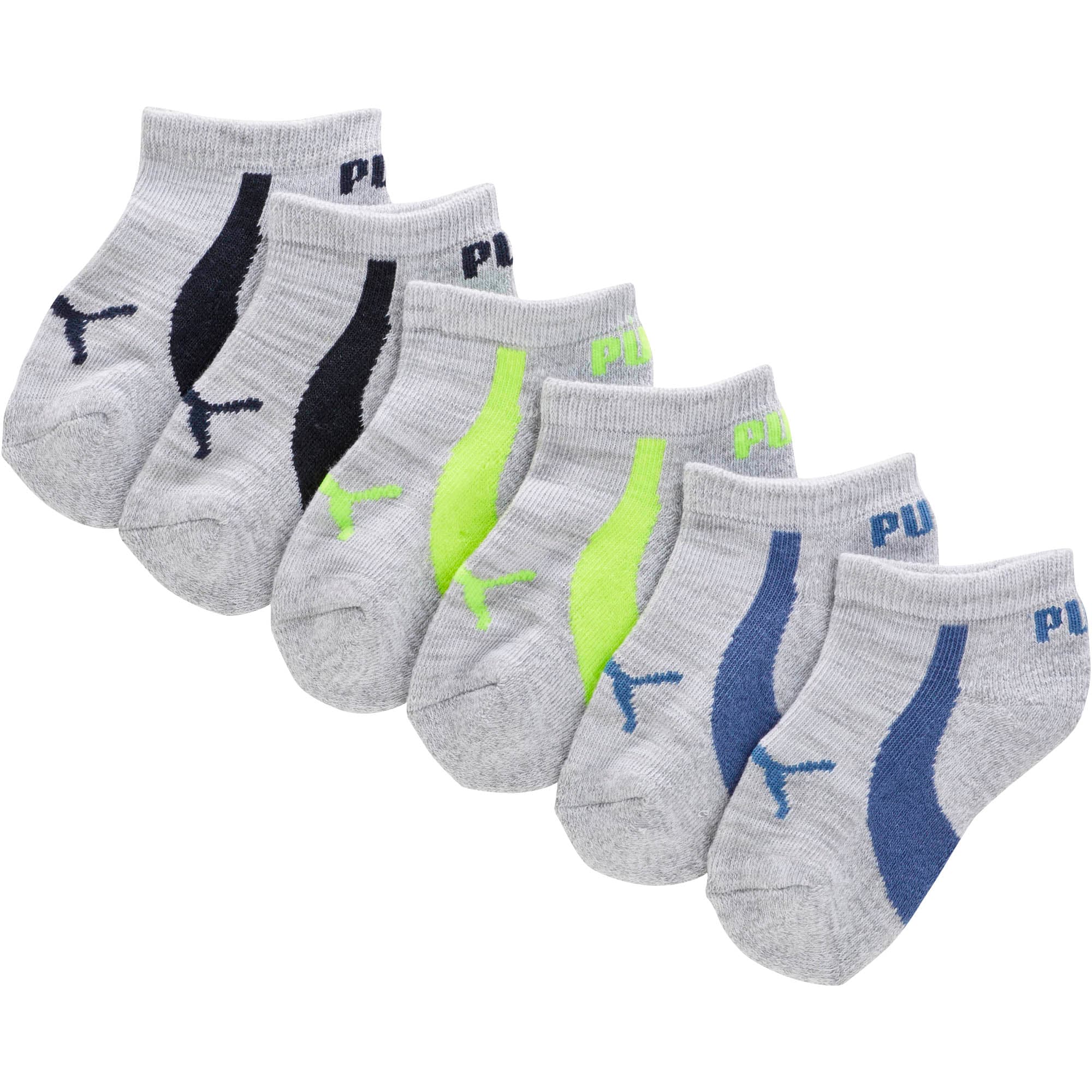 Infant Boys Terry No Show Socks 6 Pack