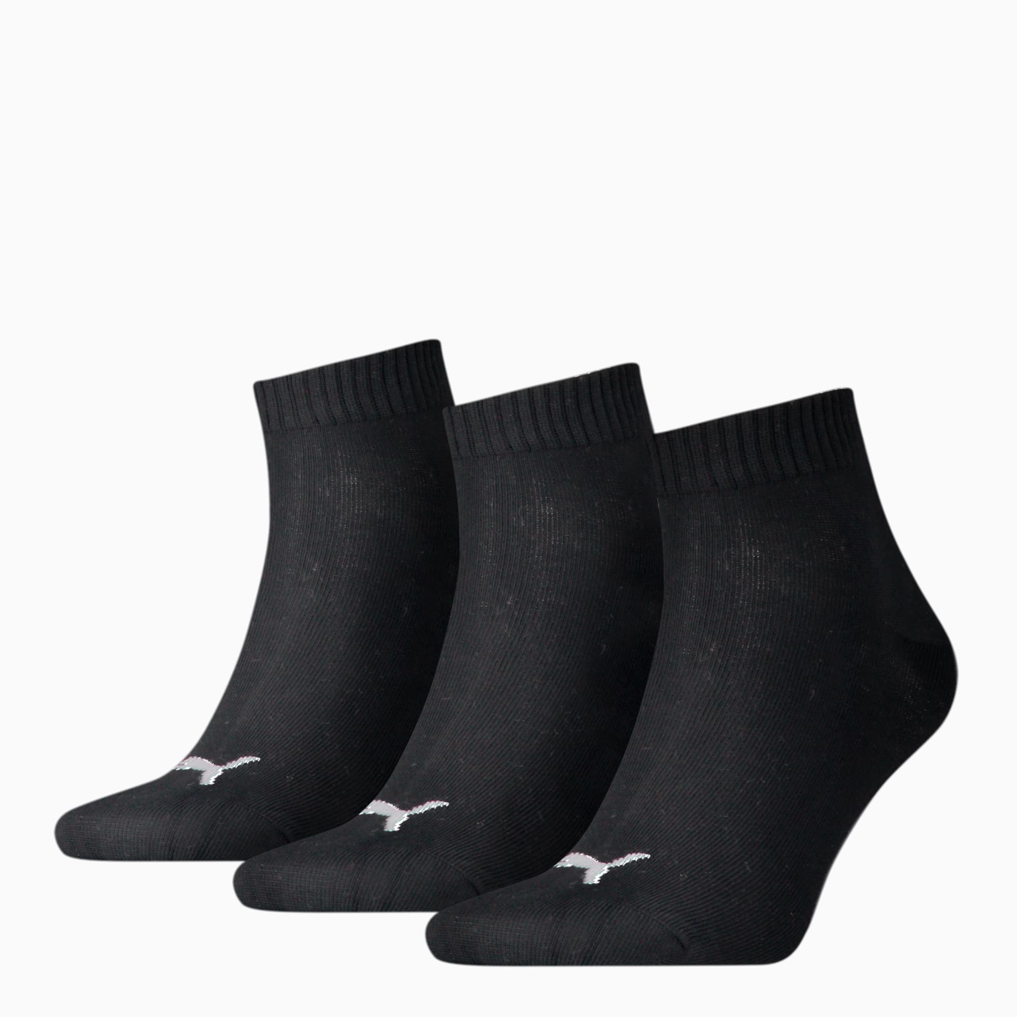 Plain Quarter Unisex Socks 3 Pack