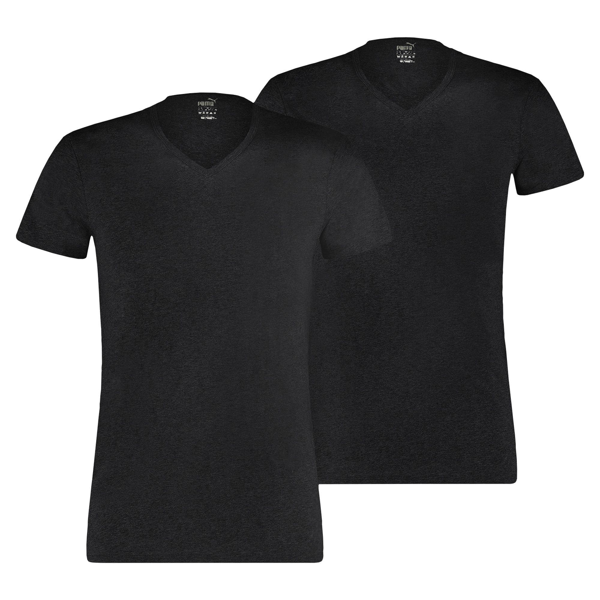 PUMA Basic Men's V-Neck T-Shirt (2 Pack 