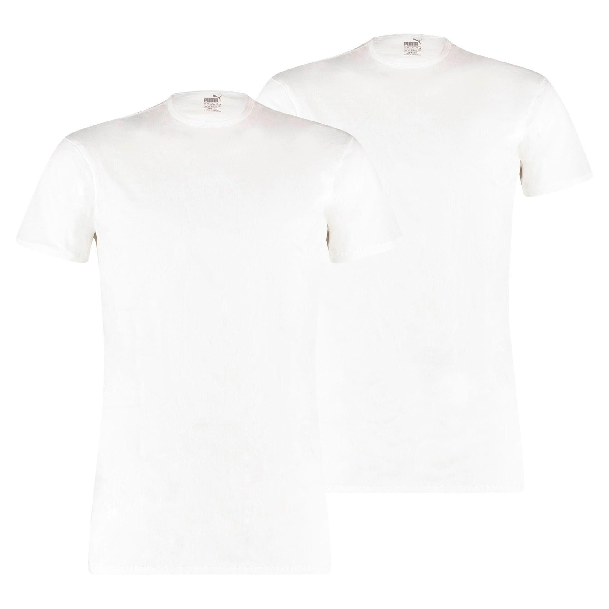 Basic T Shirt Rundhals 2er Pack White Puma Shoes Puma Deutschland Each of these shirts are comfortable and able to be worn at work, for a night out, or to give you the confidence you need to approach that special. basic t shirt rundhals 2er pack