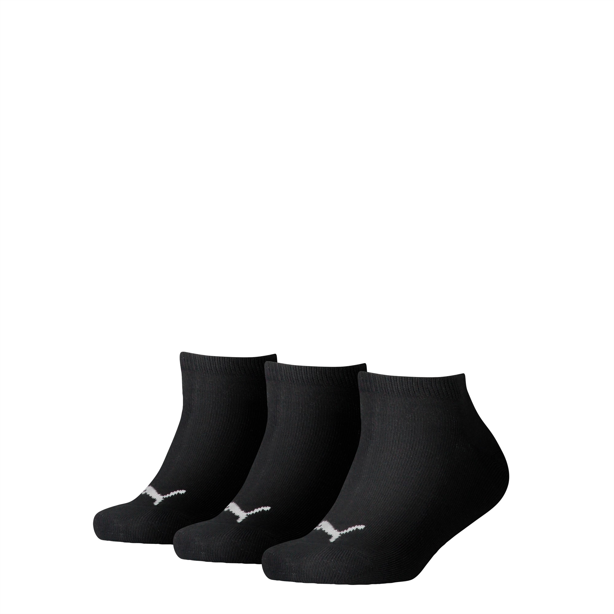 PUMA Lot de 3 paires de Chaussettes Enfant Coton SPORTCREW Blanc