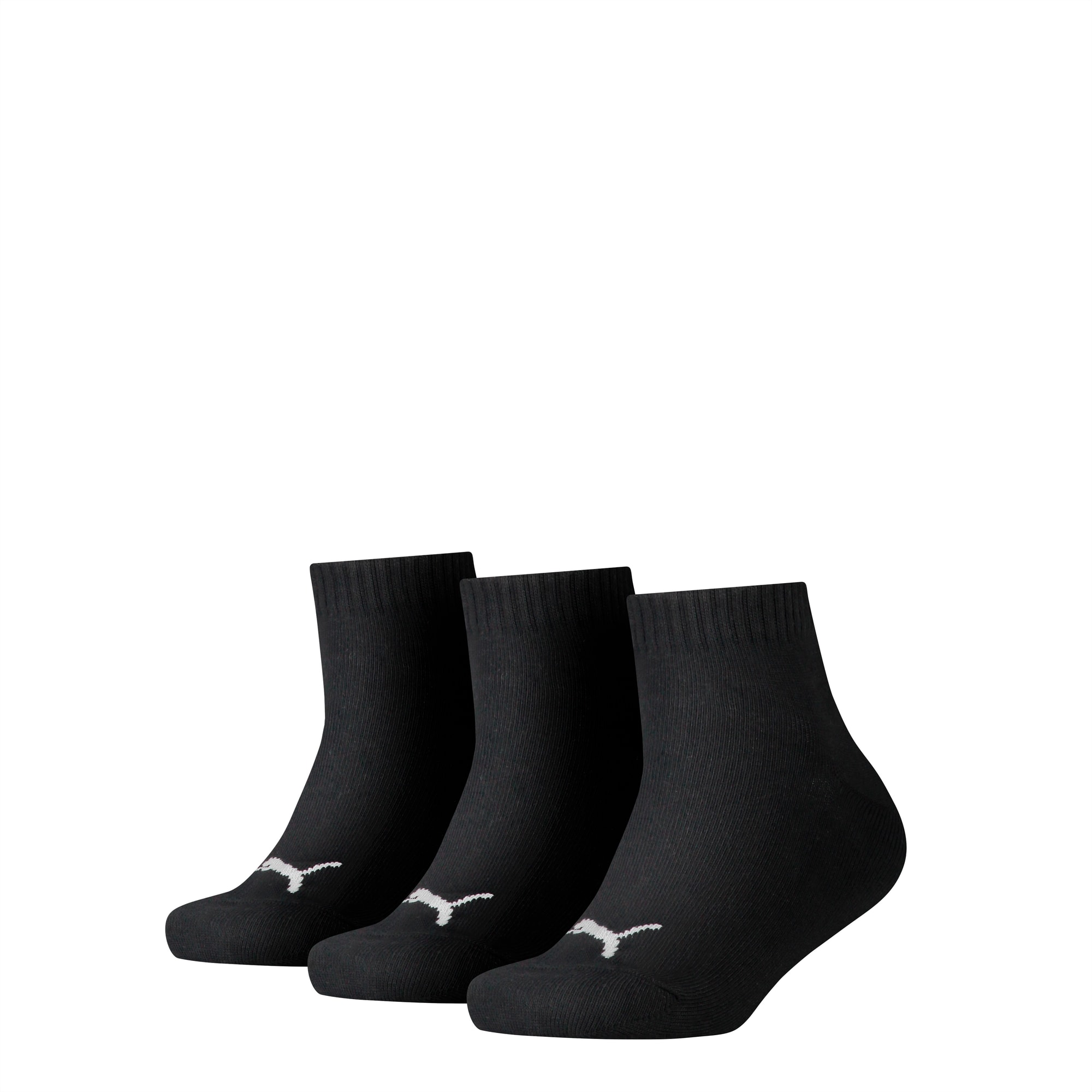 PUMA Kids' Quarter Socks 3 Pack