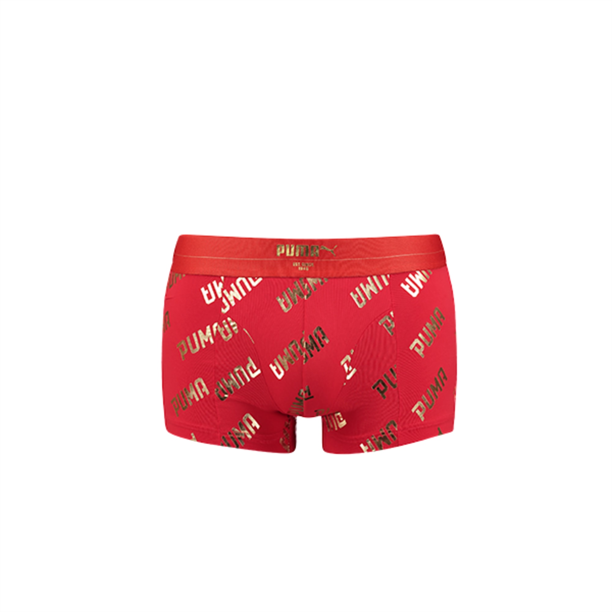 Men's Lifestyle Trunk 1 Pack, Red/Gold, large-SEA