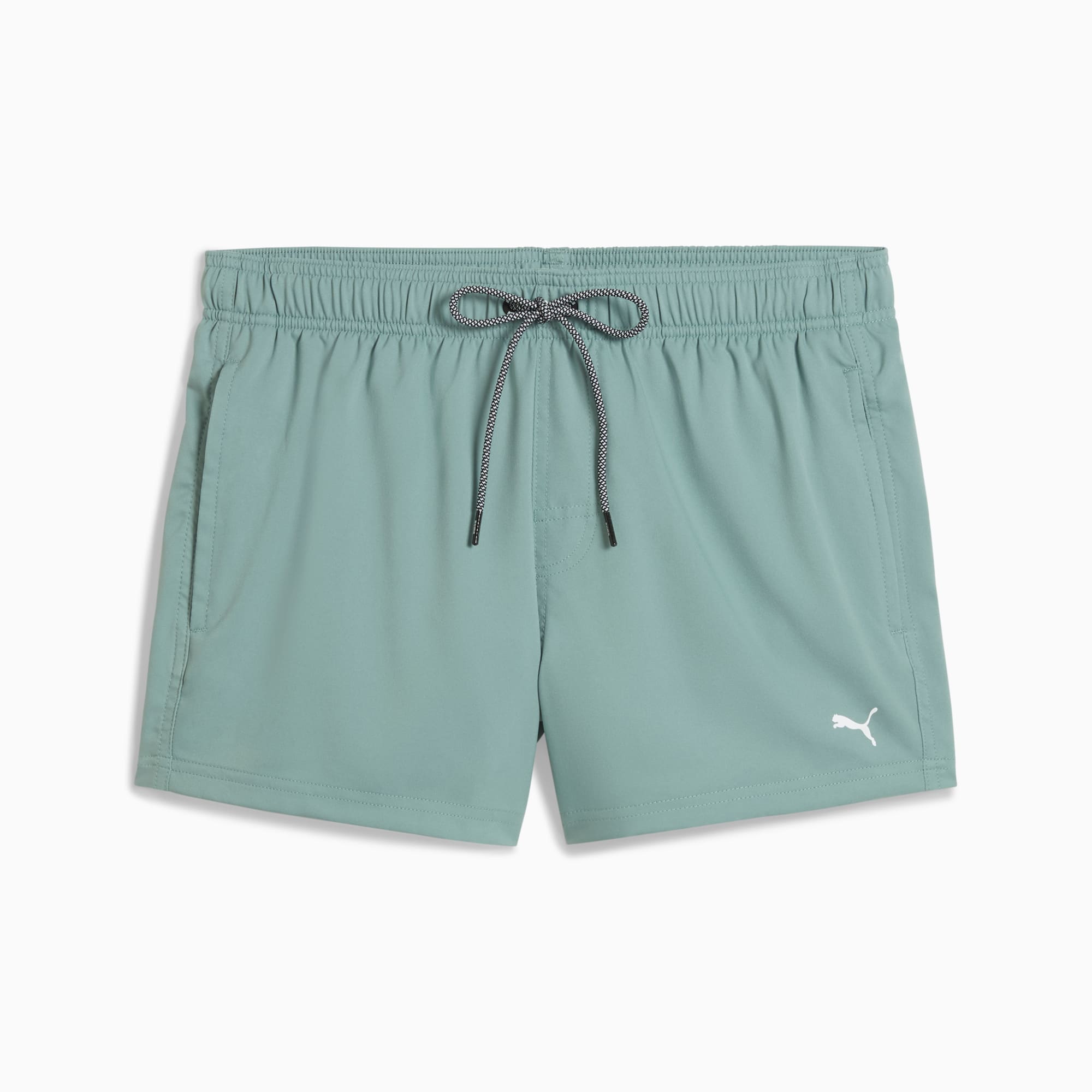 PUMA Men's Short Length Swimming Shorts, dark green, large
