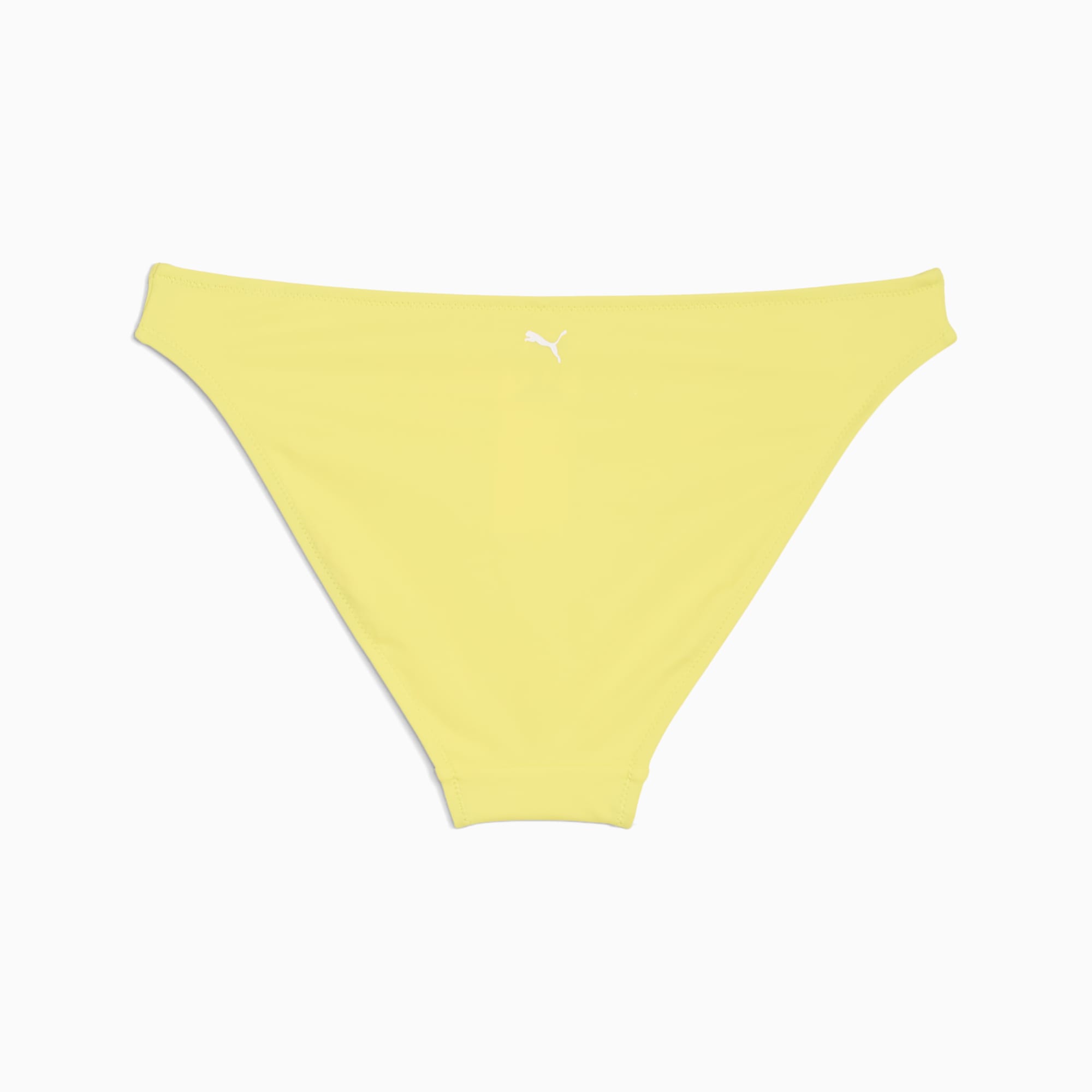 PUMA Swim Women's Classic Bikini Bottom, yellow, large