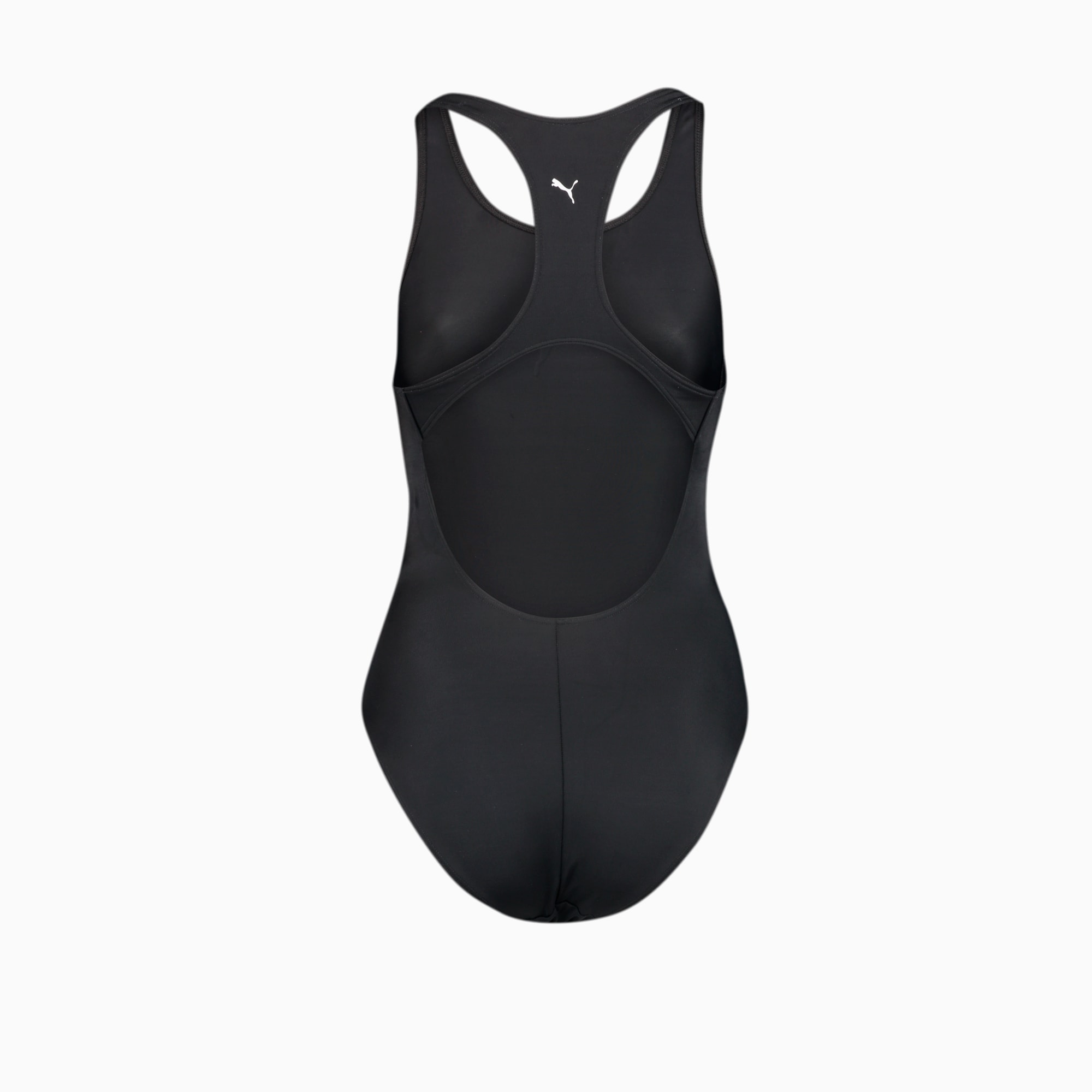 Maillot de bain PUMA Swim Racerback pour femme, black, large