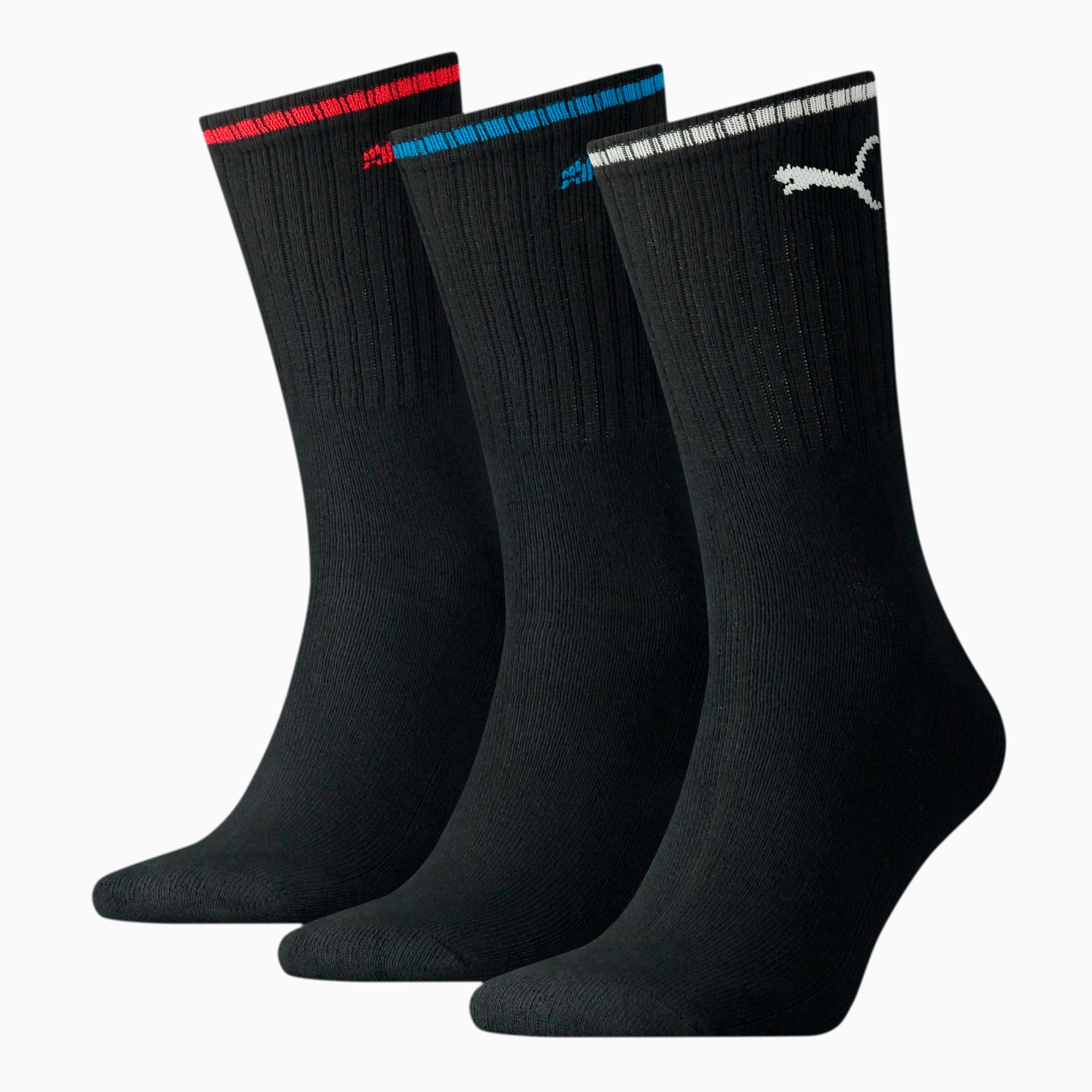 Lot de 3 paires de chaussettes de sport basses unisexes rayures