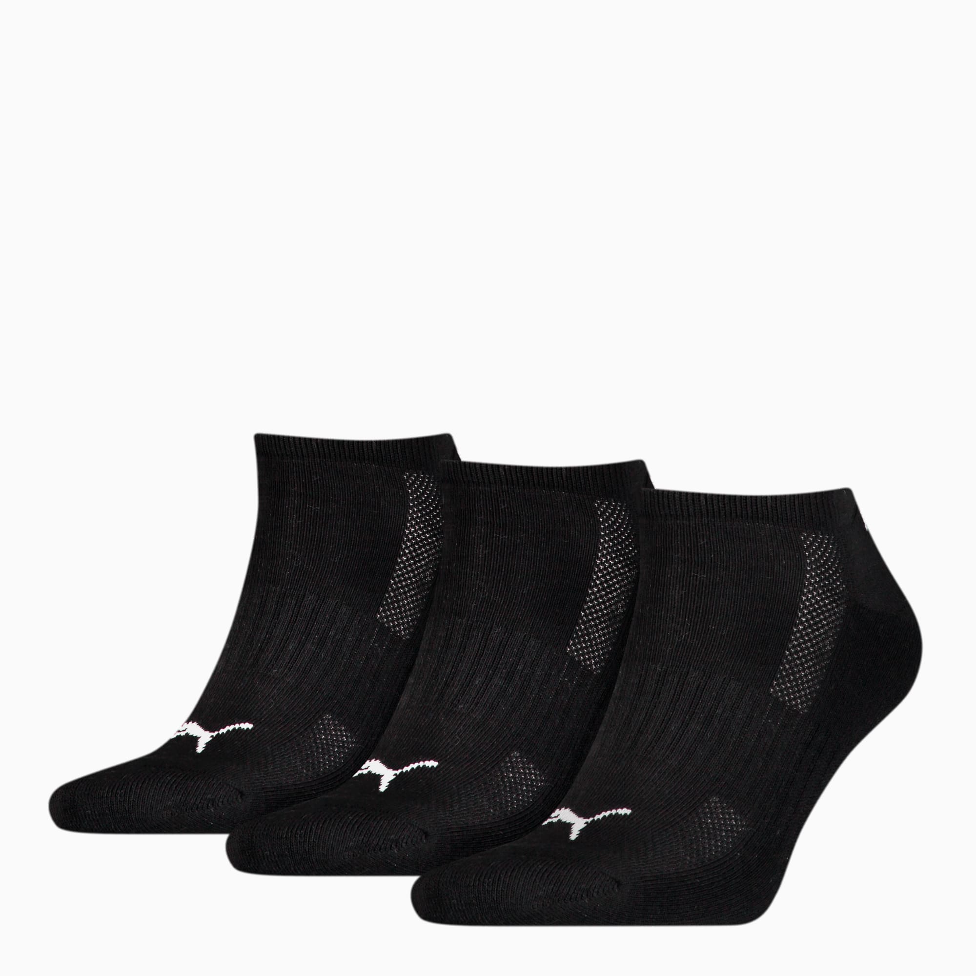 PUMA Unisex Cushioned Sneaker Trainer Socks 3 Pack