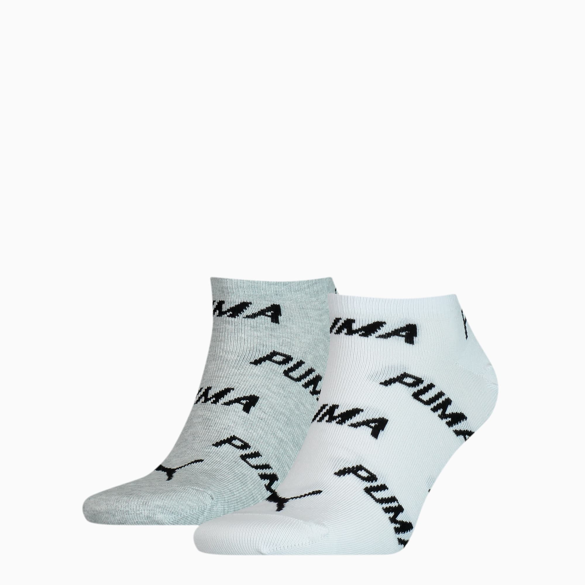 بسام بالانجليزي PUMA Unisex BWT Sneaker Socks 2 pack white / grey / black | PUMA بسام بالانجليزي