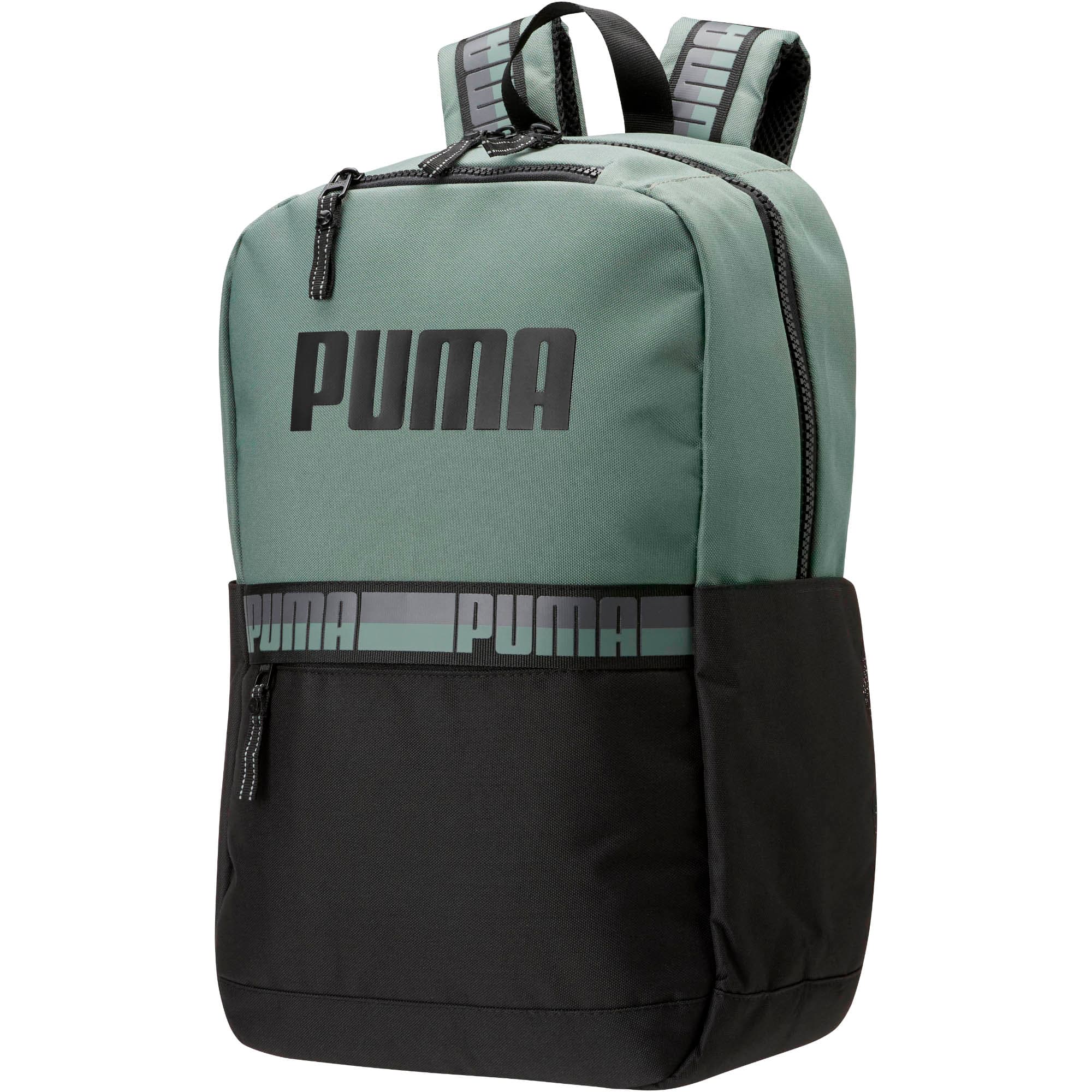 green puma backpack