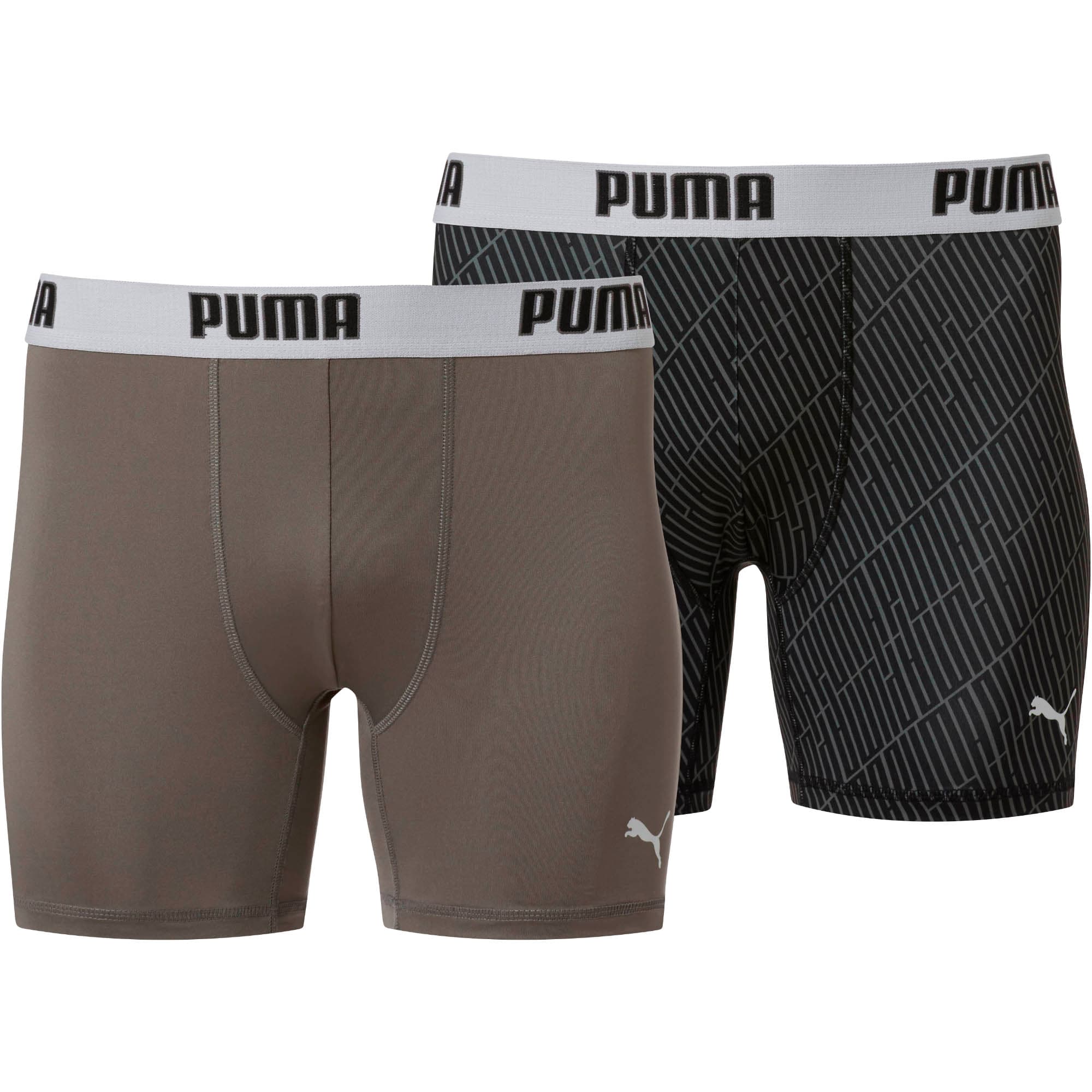 Men S Printed Performance Tech Boxer Brief 2 Pack Puma Us