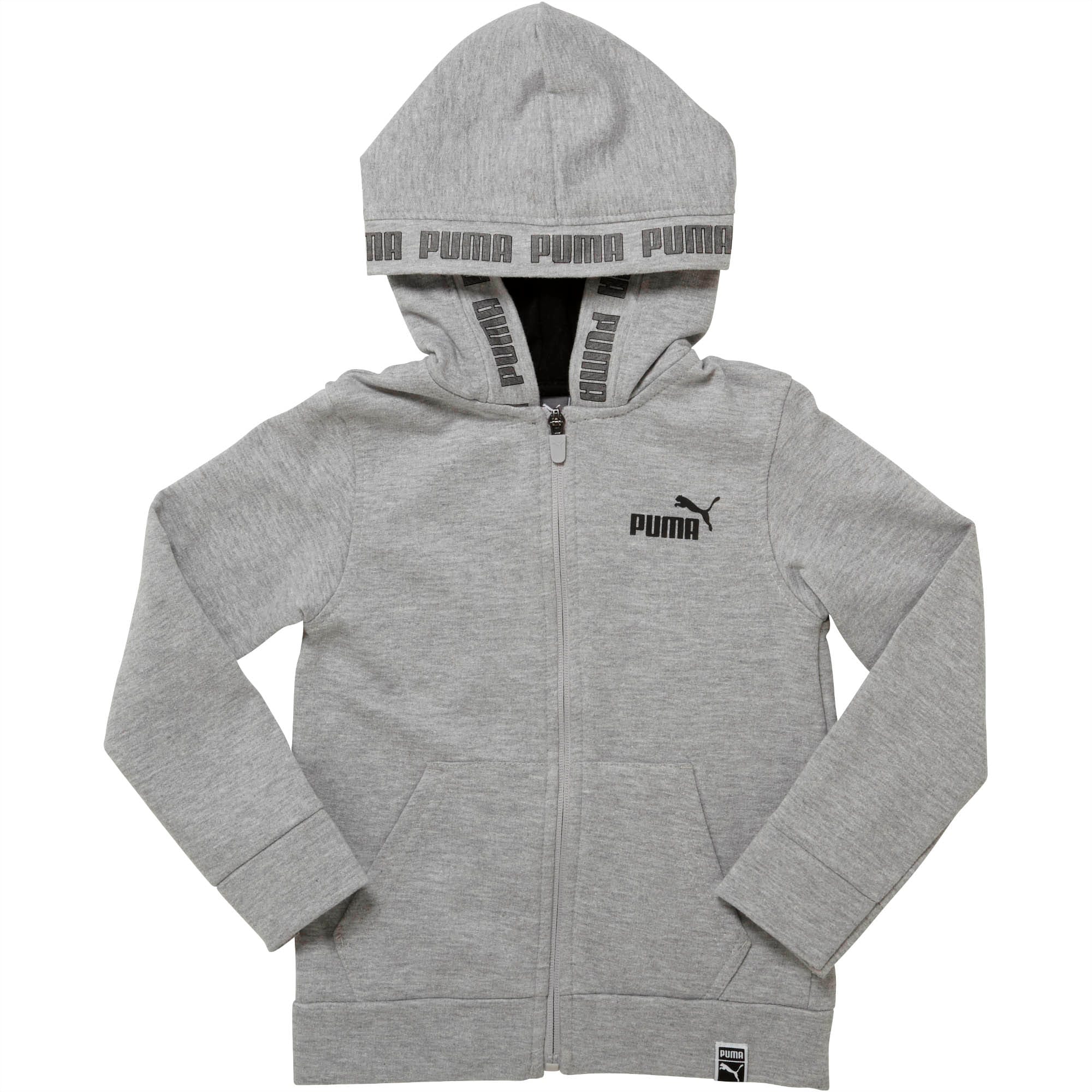 Puma grey hoodie junior online
