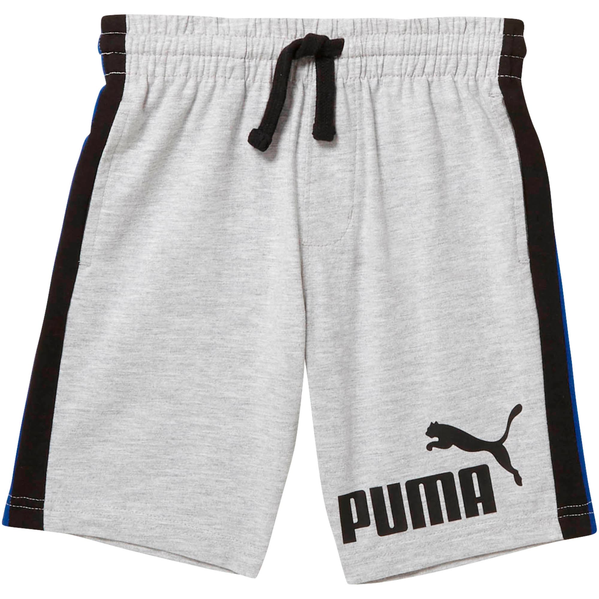 Puma shorts kids grey discount
