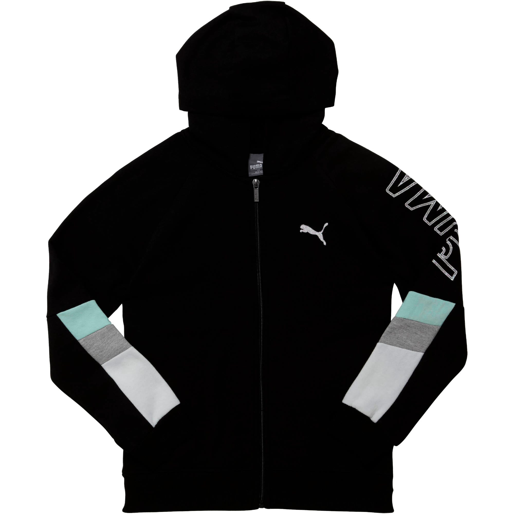 puma fusion archive color blocked hoodie