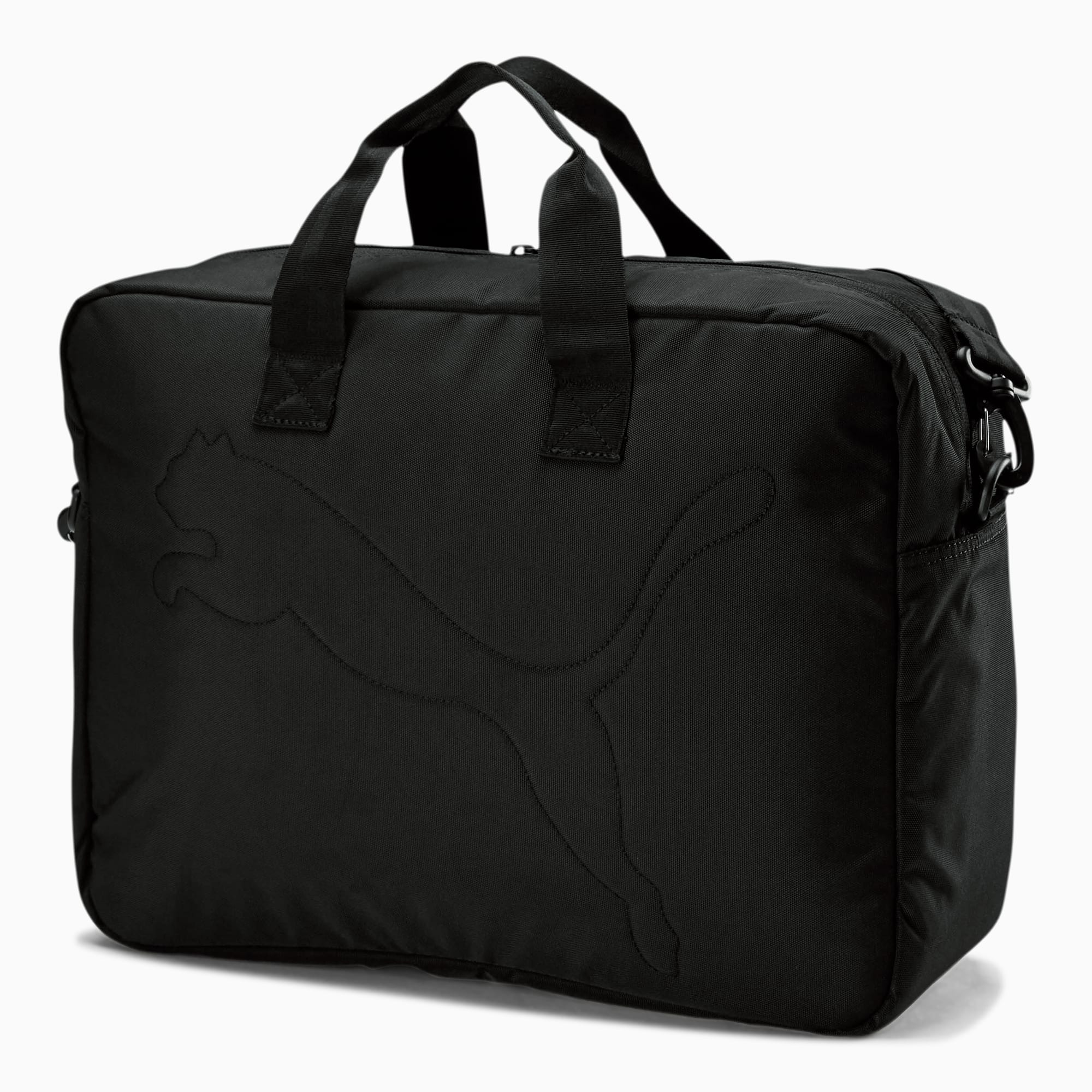 puma black messenger bag