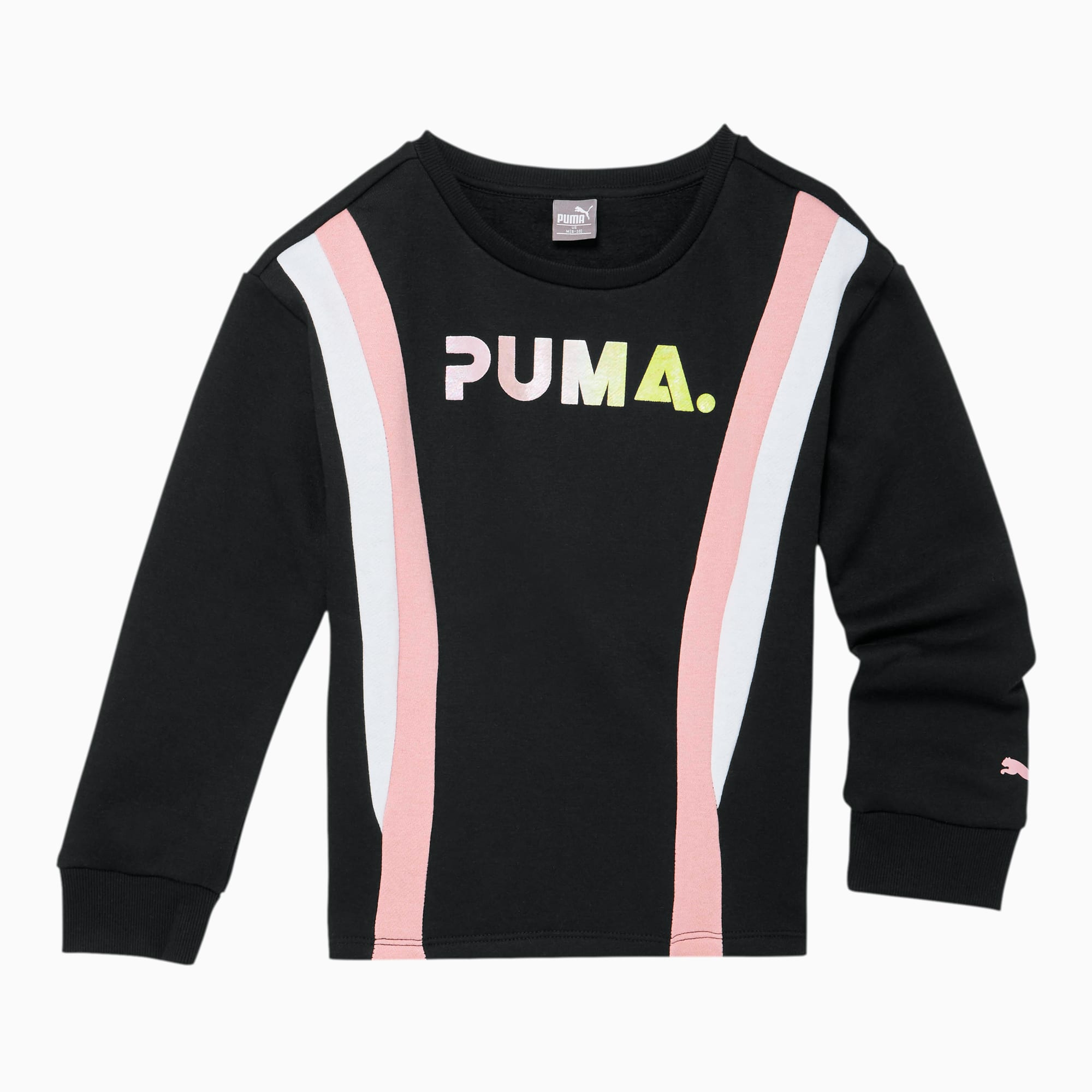 color block crew sweatshirt