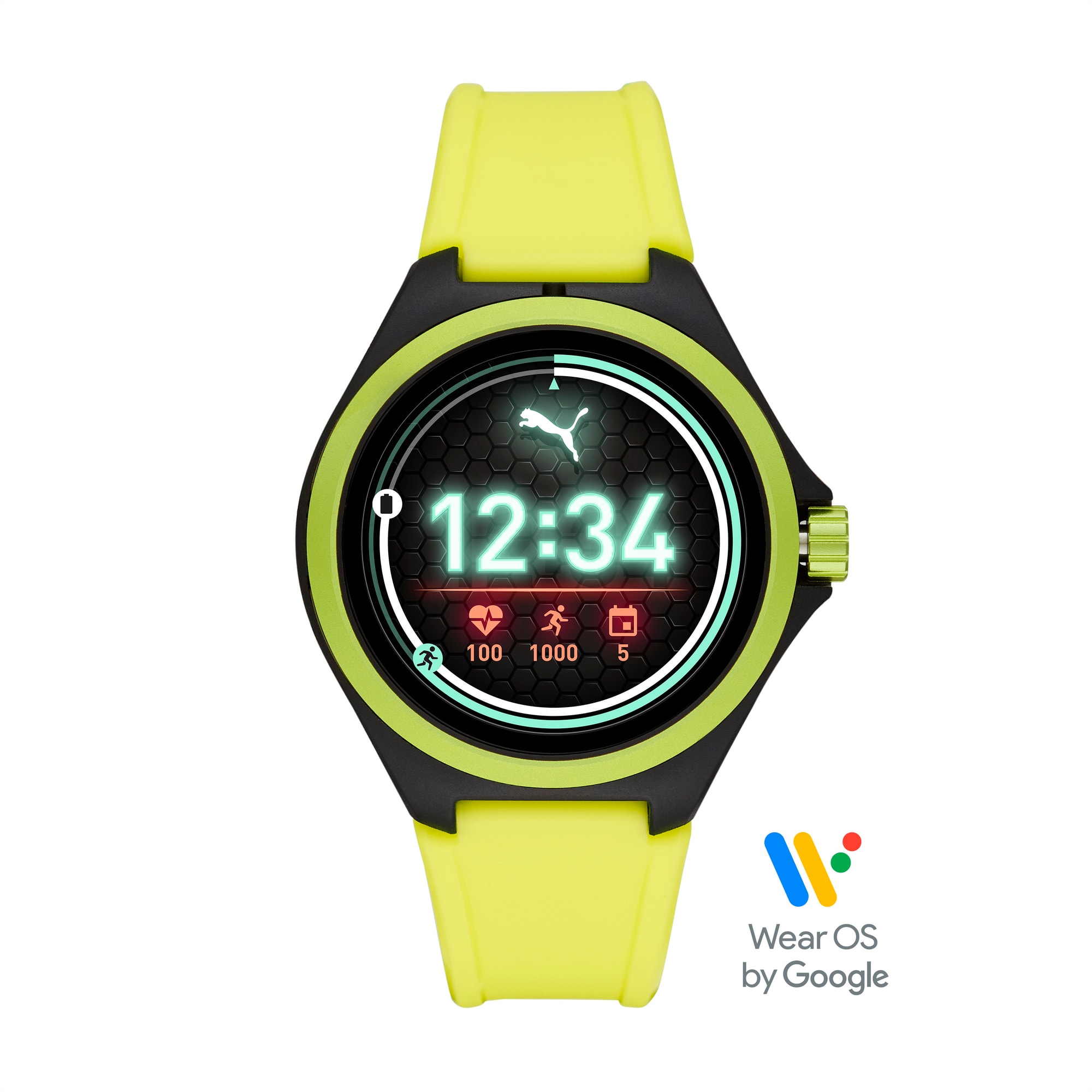 puma yellow watch