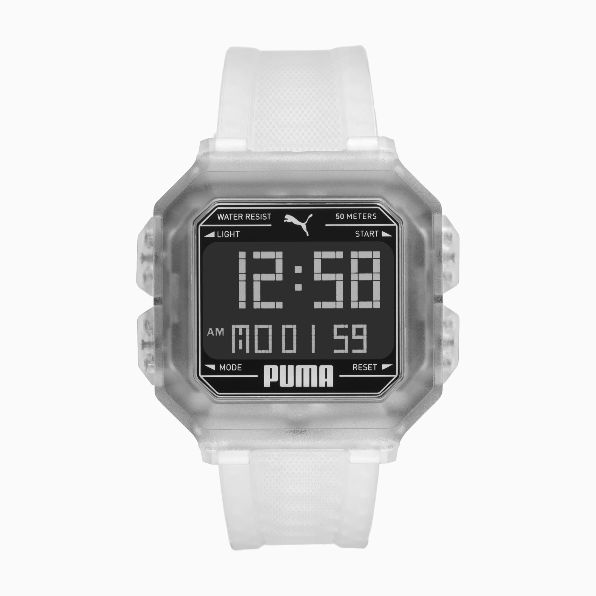 Puma REMIX MINI - Digitaluhr - black/schwarz 