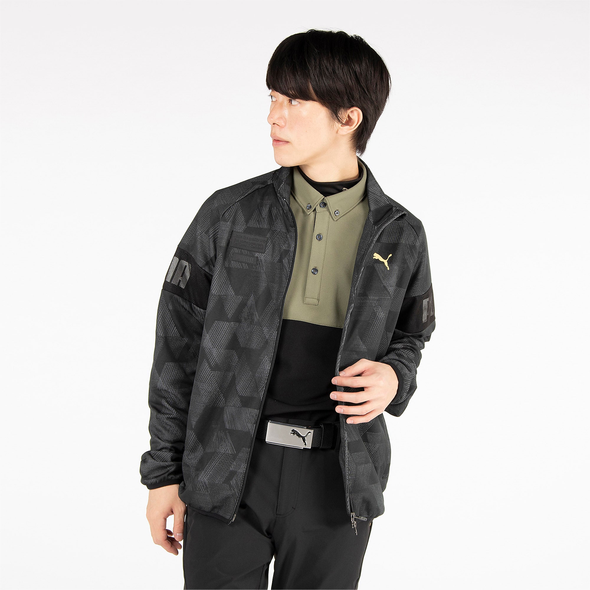 Puma公式 ゴルフ ジップ ニット ジャージ Puma Black プーマ セール プーマ