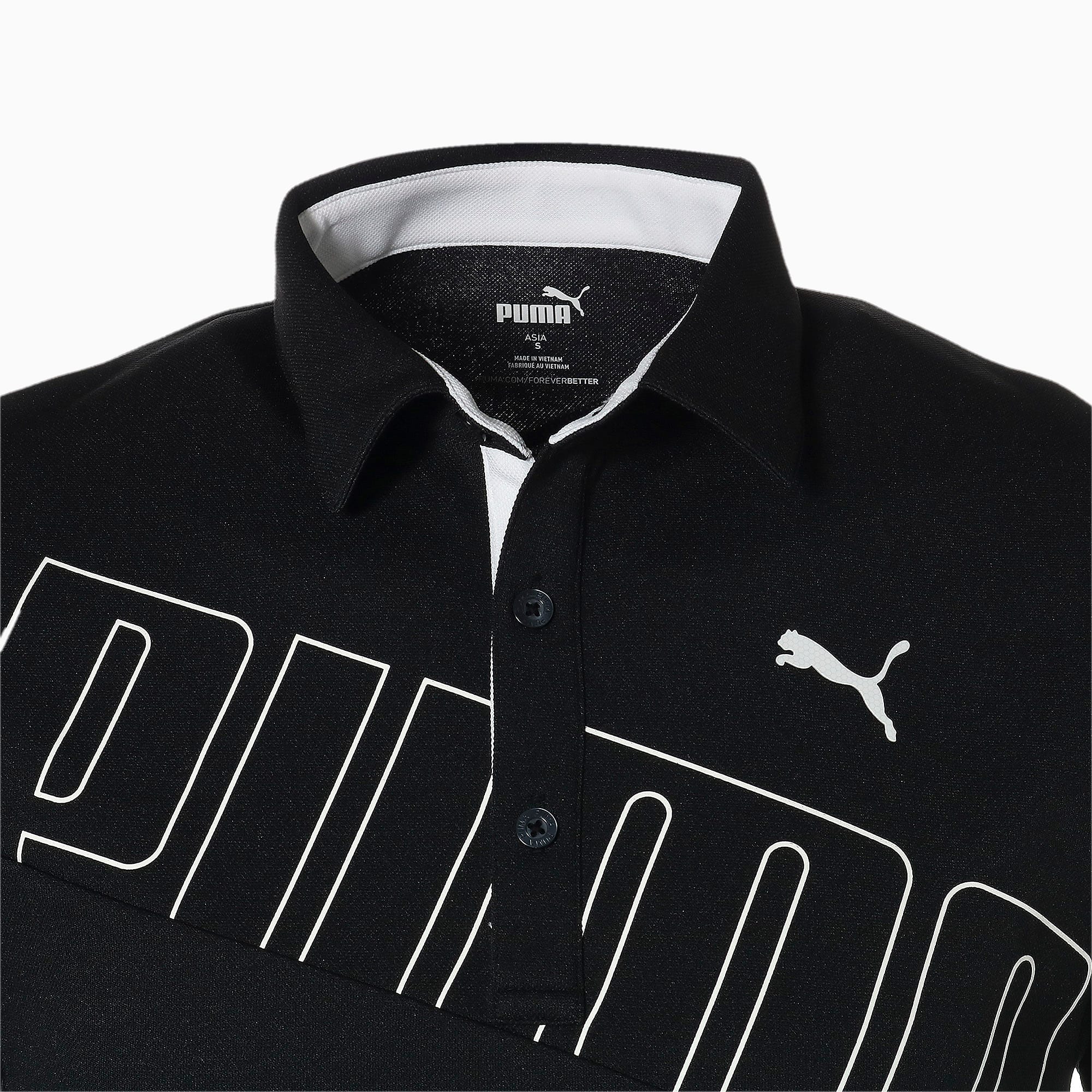 Puma公式 ゴルフ ビッグ プーマ ロゴ 半袖 ポロシャツ メンズ