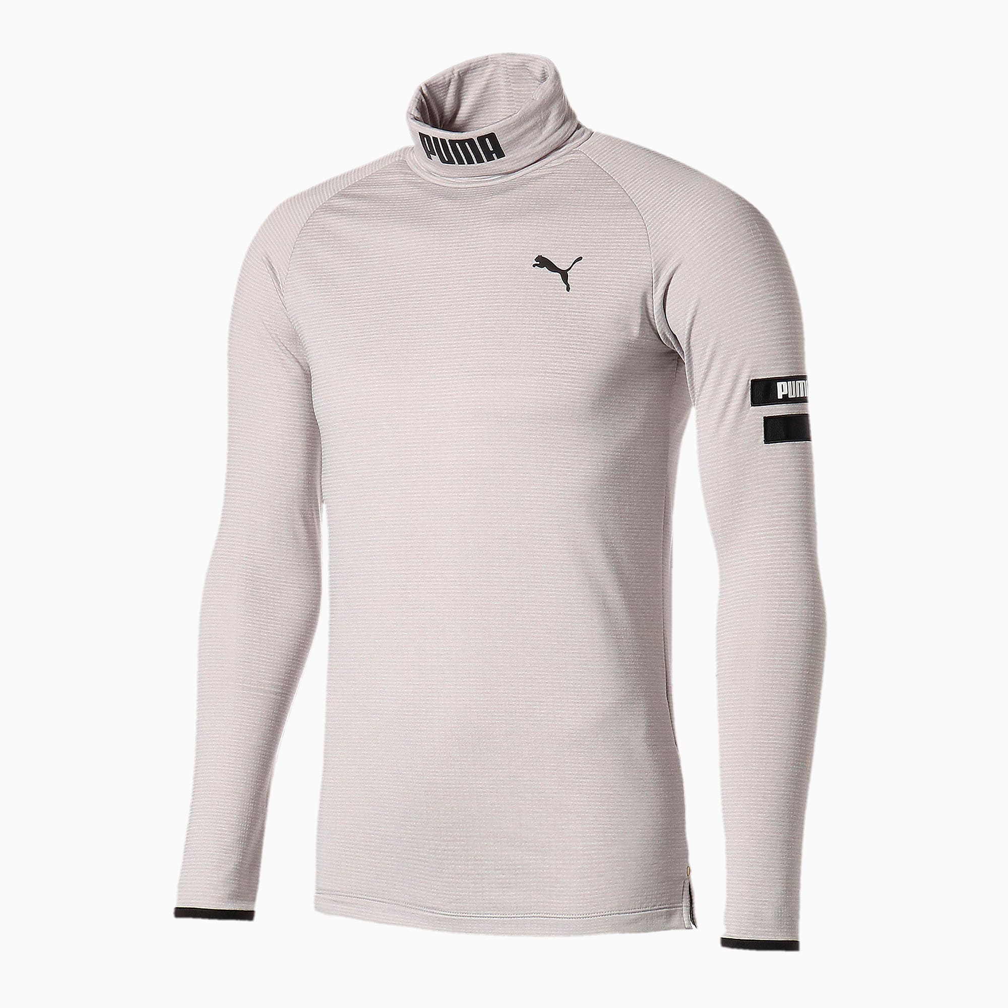 Puma公式 ゴルフ ウォーム モックネック シャツ トップス メンズ Gray Violet Heather プーマ セール プーマ
