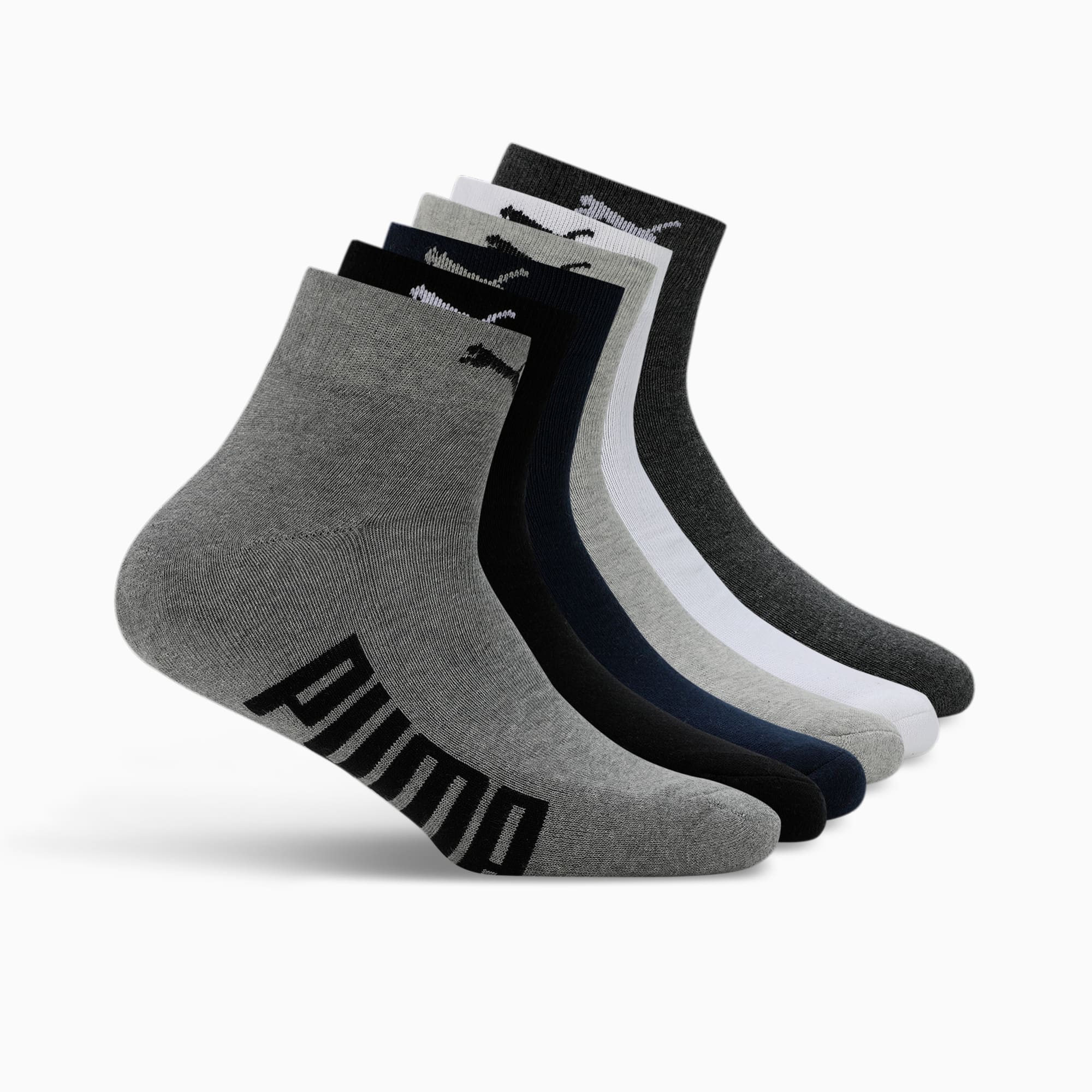 PUMA Half Terry Unisex Ankle Length Socks Pack of 6