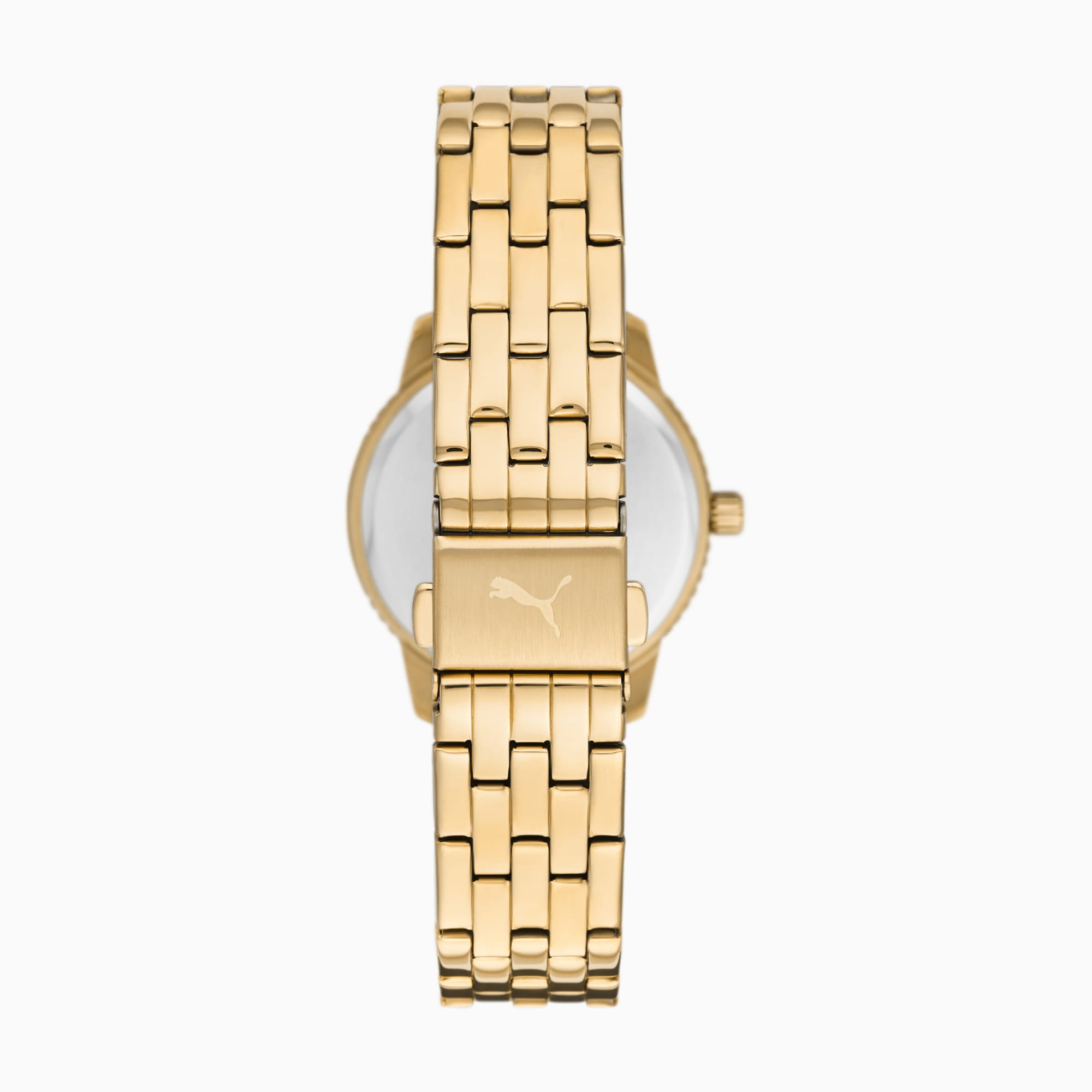 Reloj PUMA Ultrafresh de acero inoxidable dorado con tres manecillas