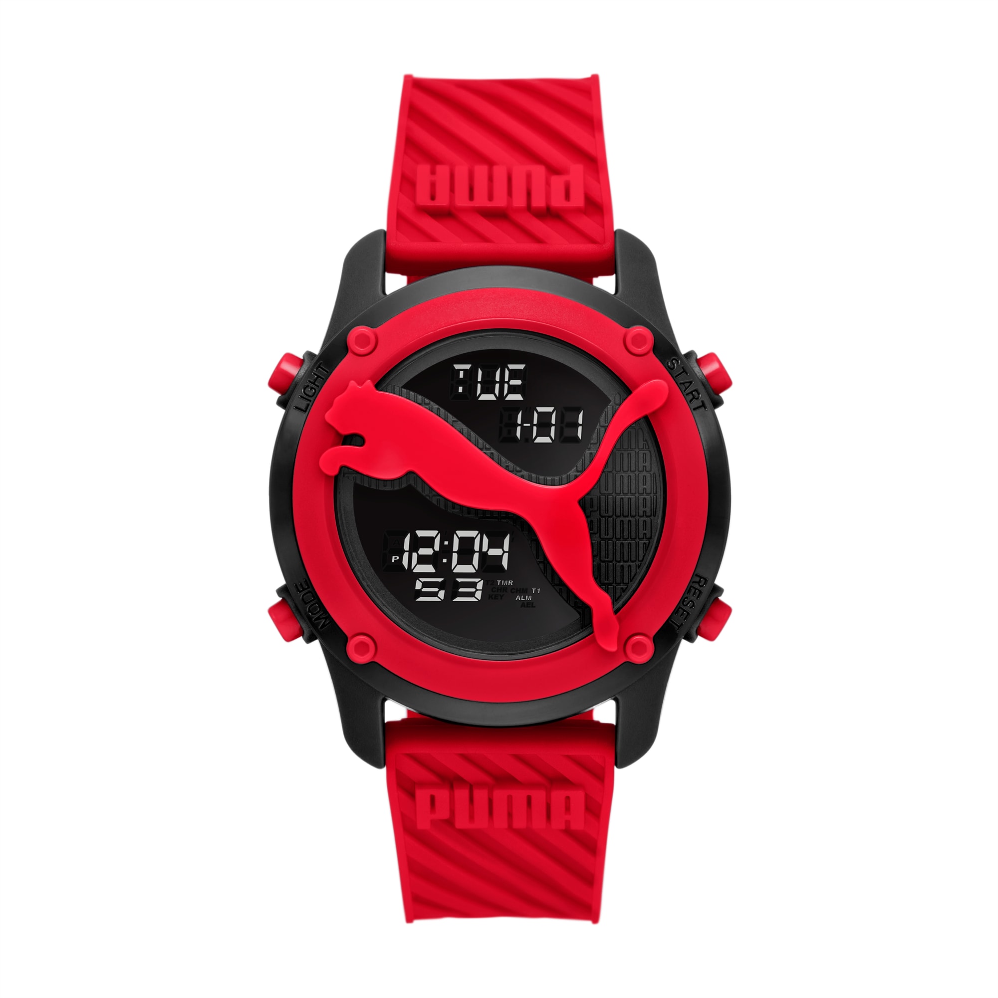 Big Cat Digital Red Polyurethane Watch