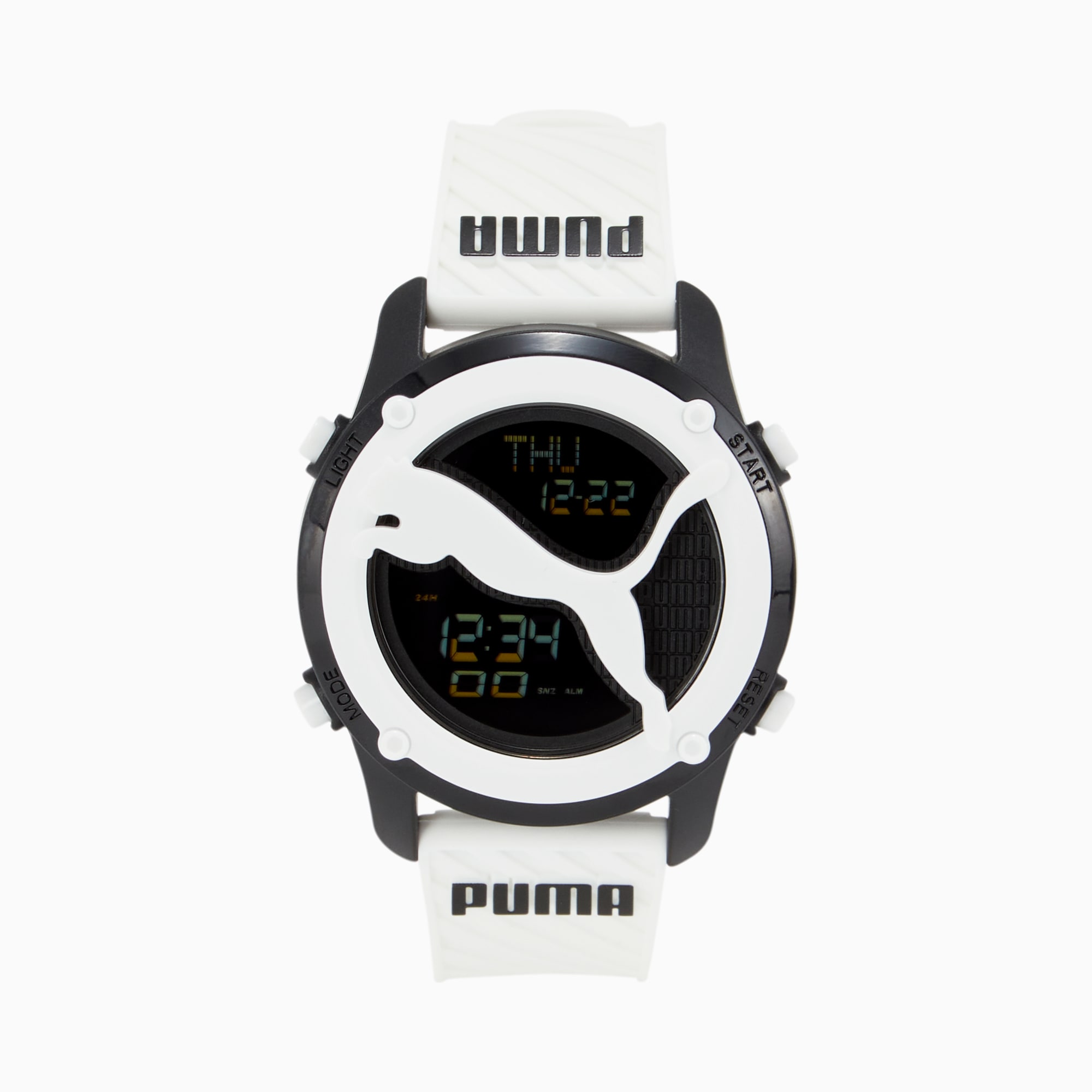 PUMA Big Cat Digital White Polyurethane Watch | PUMA