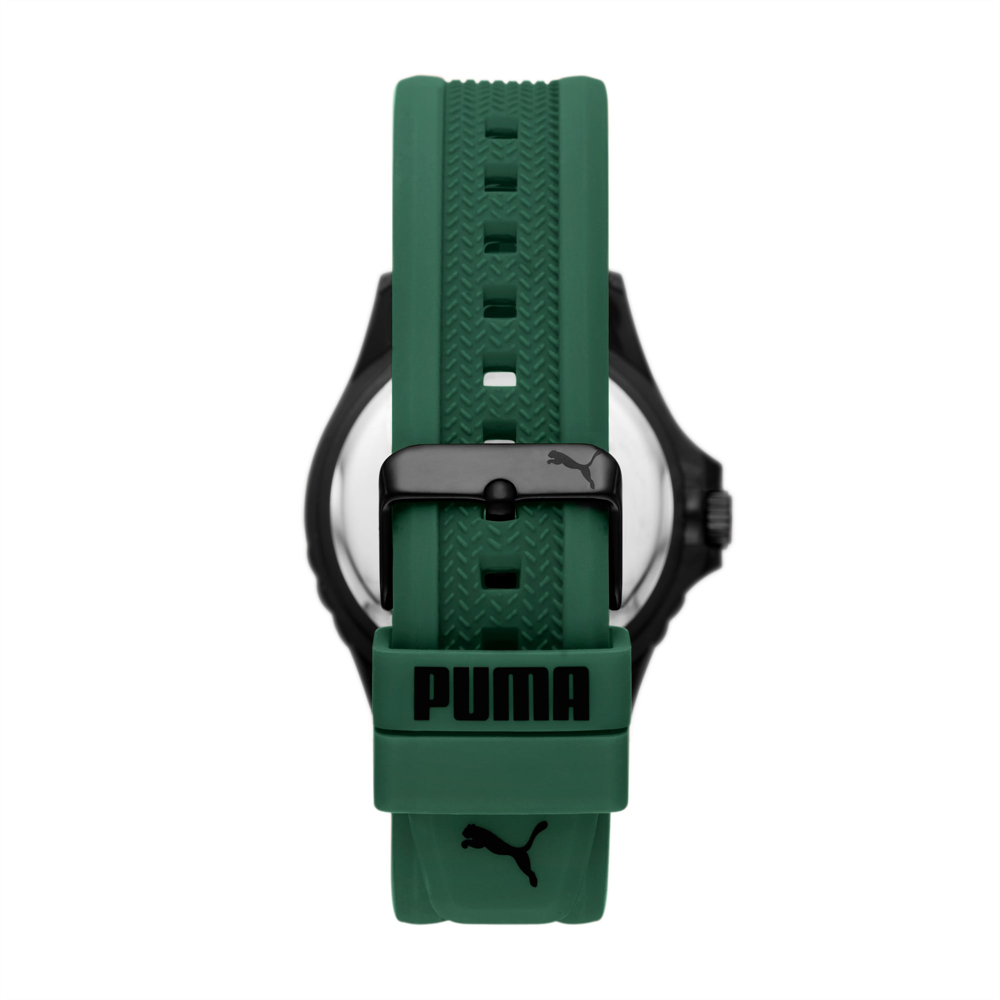 PUMA 10 Three Hand Green Silicone Watch PUMA