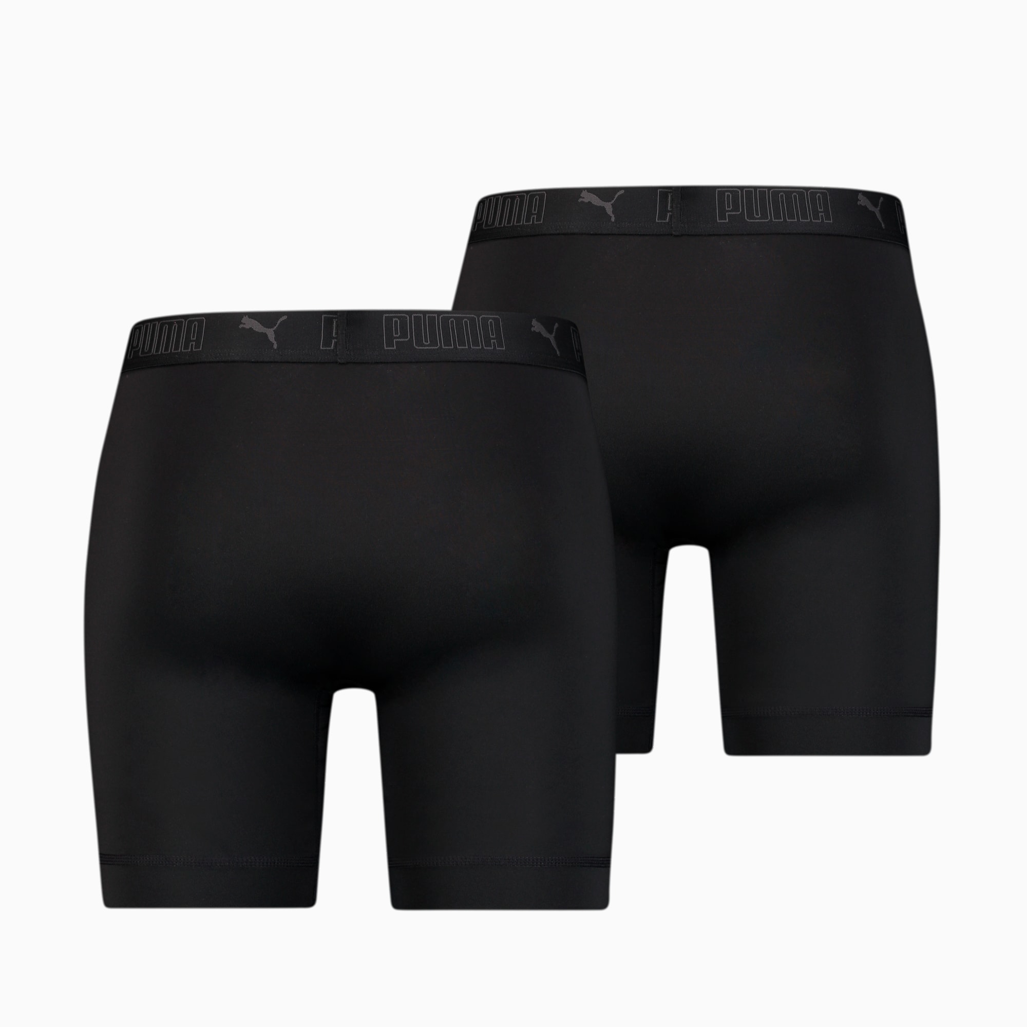 Calzoncillos bóxer Puma Heritage Stripe Boxer 2er Pack Schwarz F200 