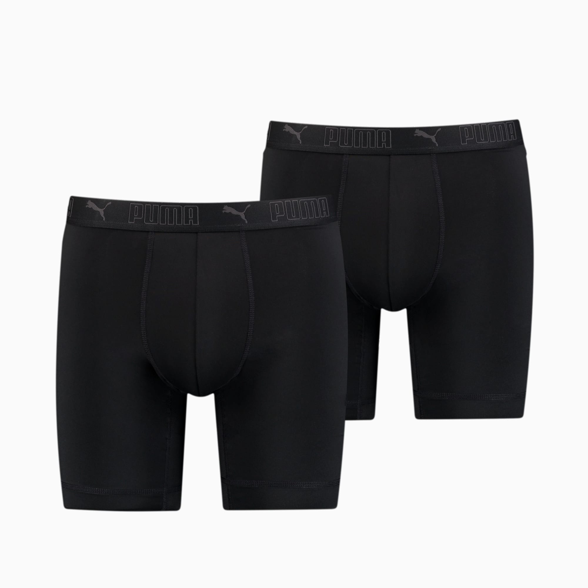 PUMA Sport Men's Microfiber Long Boxers 2 Pack