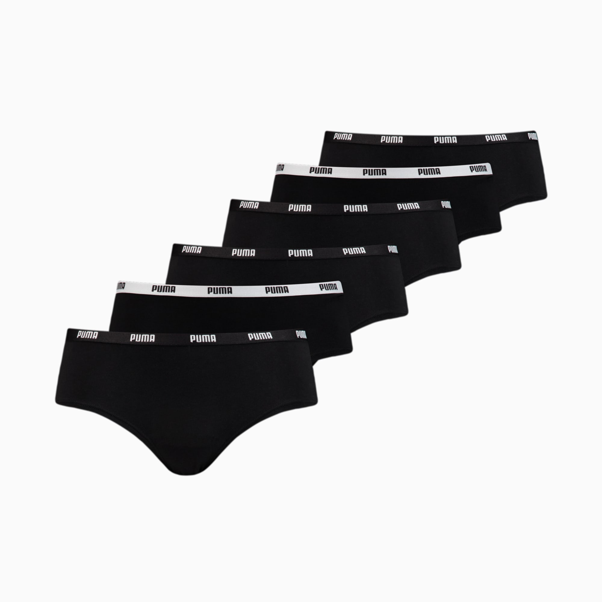 Calvin Klein 2-Pack Seamless Hipster Underwear Black/White ( 6-6X )