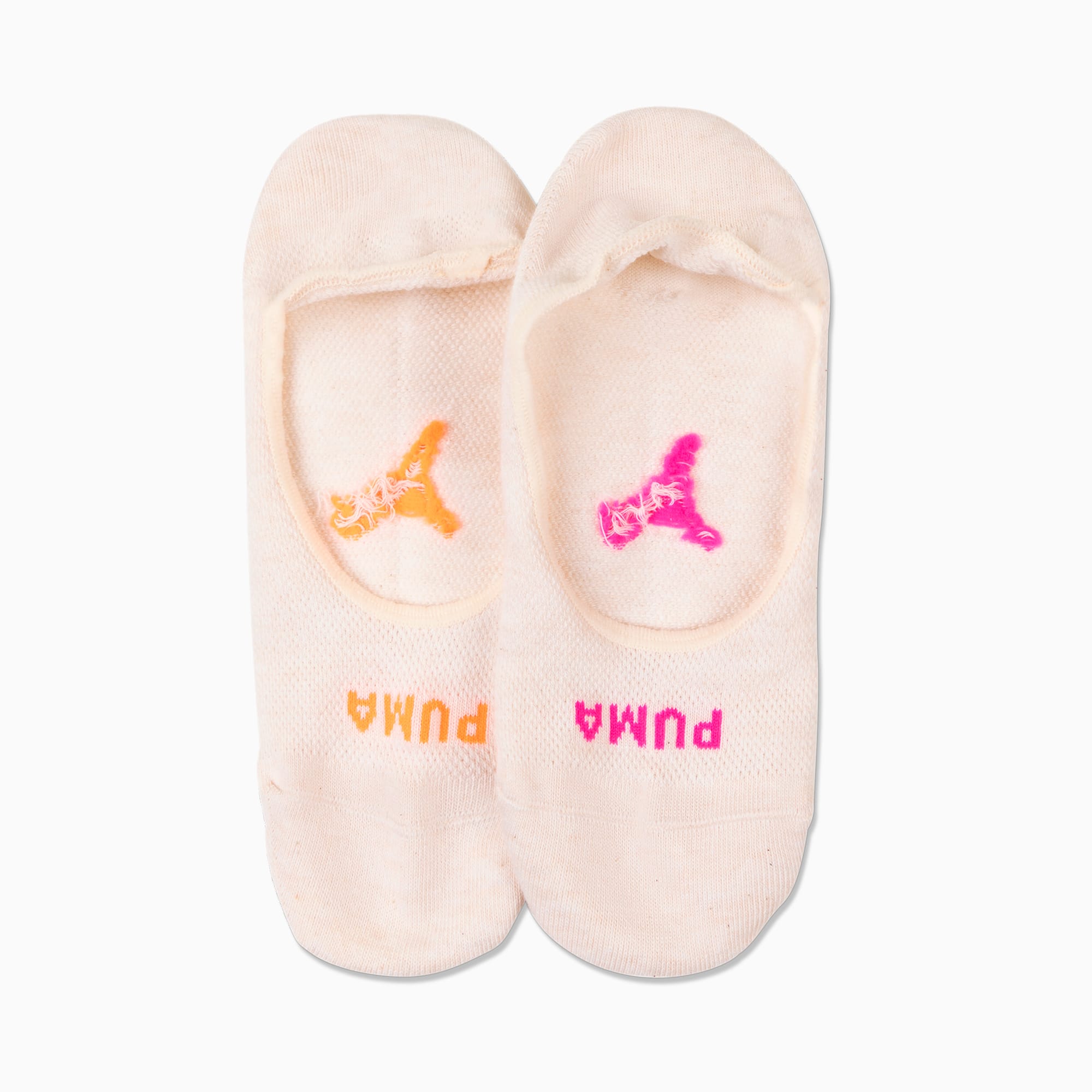 PUMA Middelhoge Footie s van Mesh voor Dames set van 2 paar