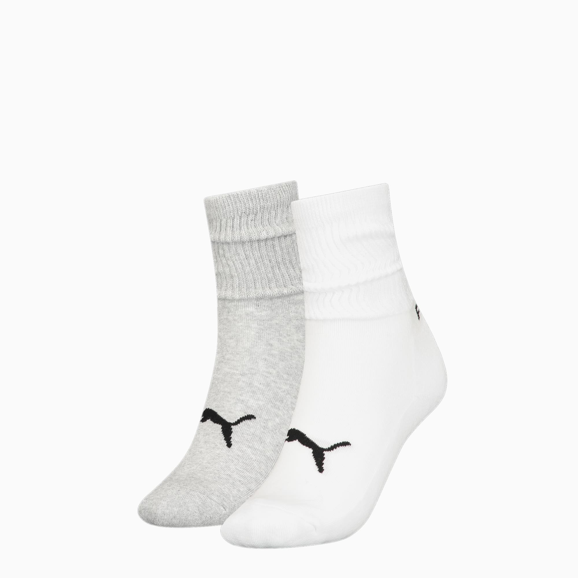 PUMA Women's Slouch Crew Socks 2 pack