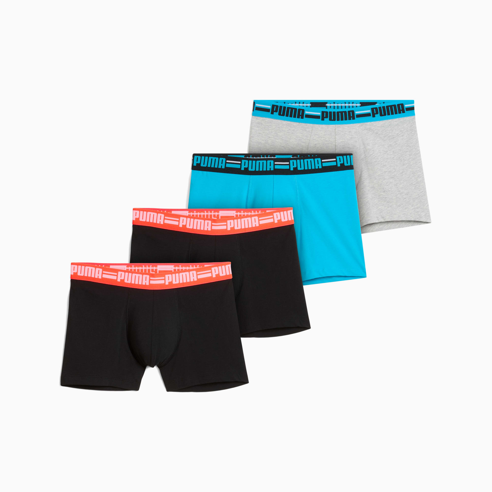 Boxers Men (4-Pack), blue / red, large