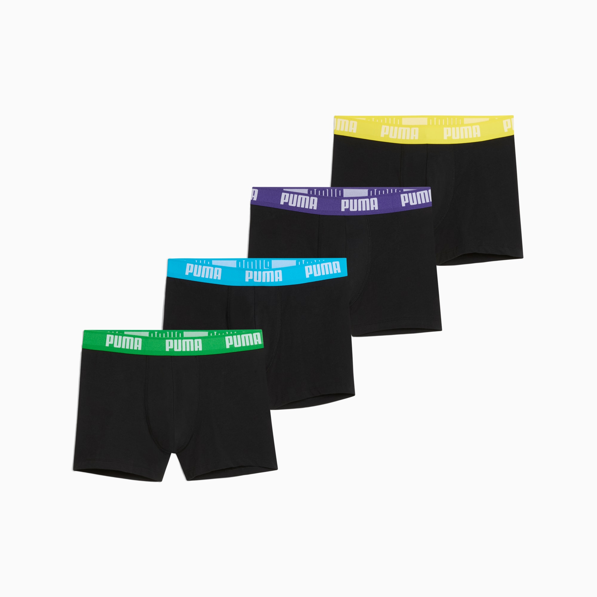 Boxers Men (4-Pack), black / various logo colors, large