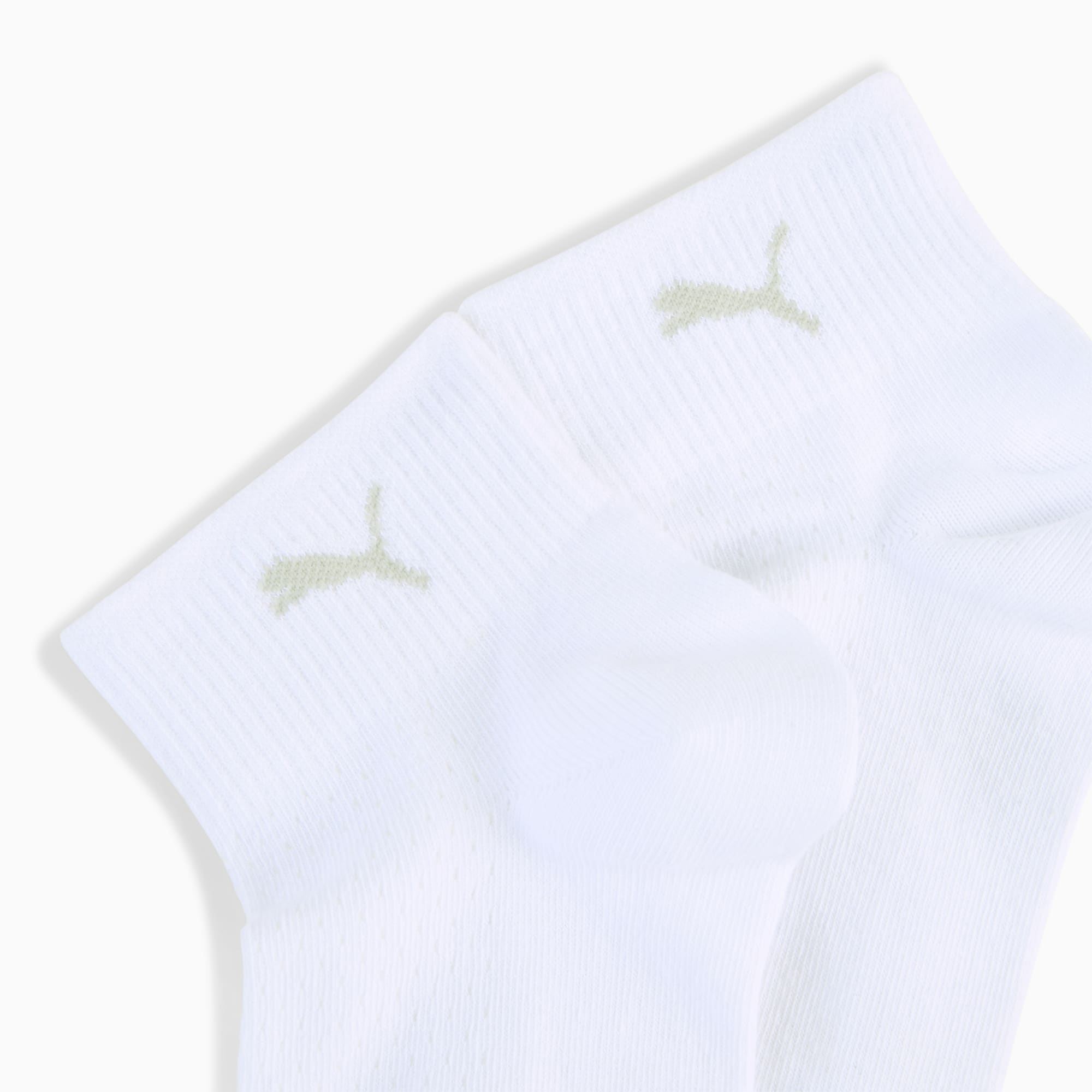 Lot de 2 paires de chaussettes mi-montantes PUMA Femme, white, large