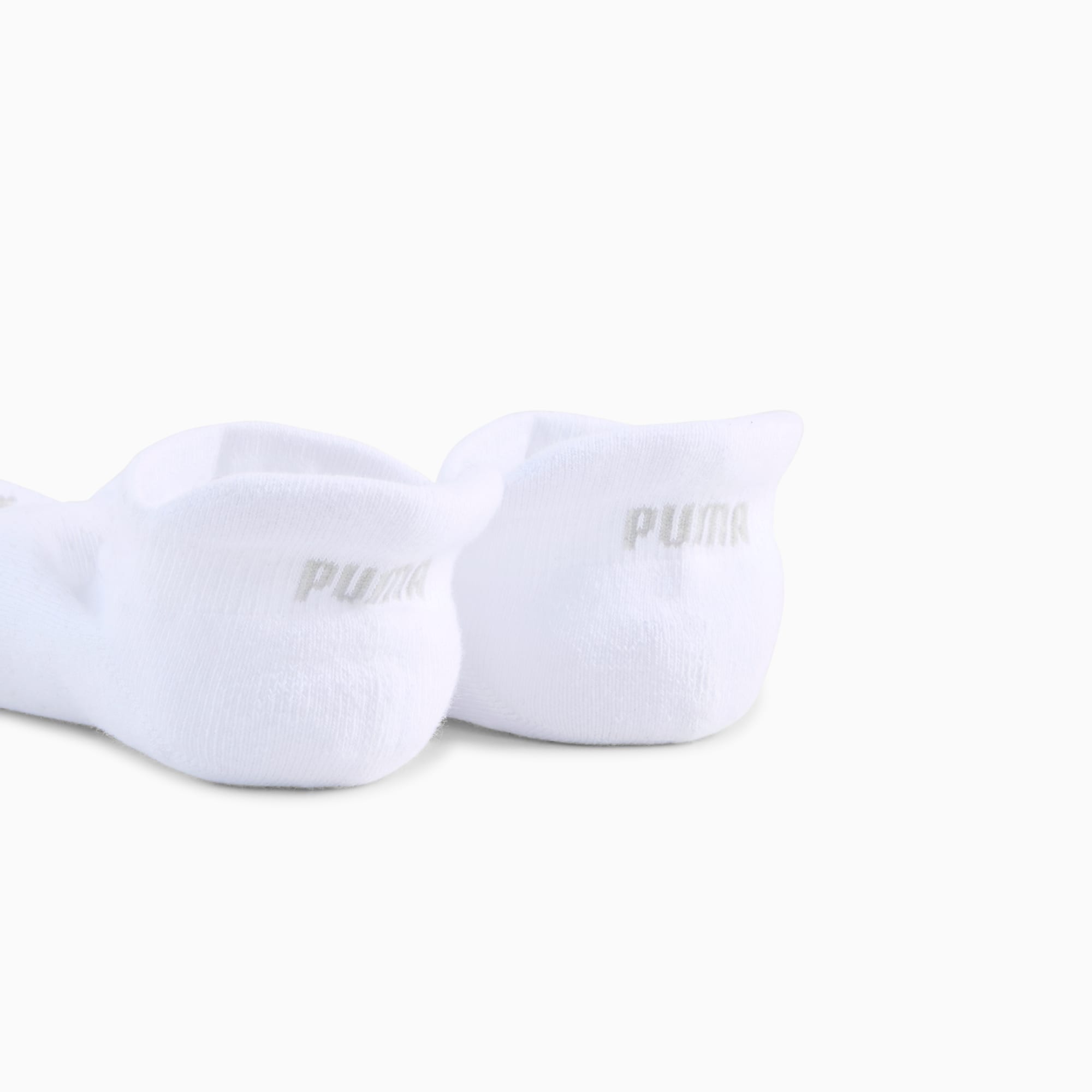 PUMA Women's Sneaker Socks 2 pack, white, large