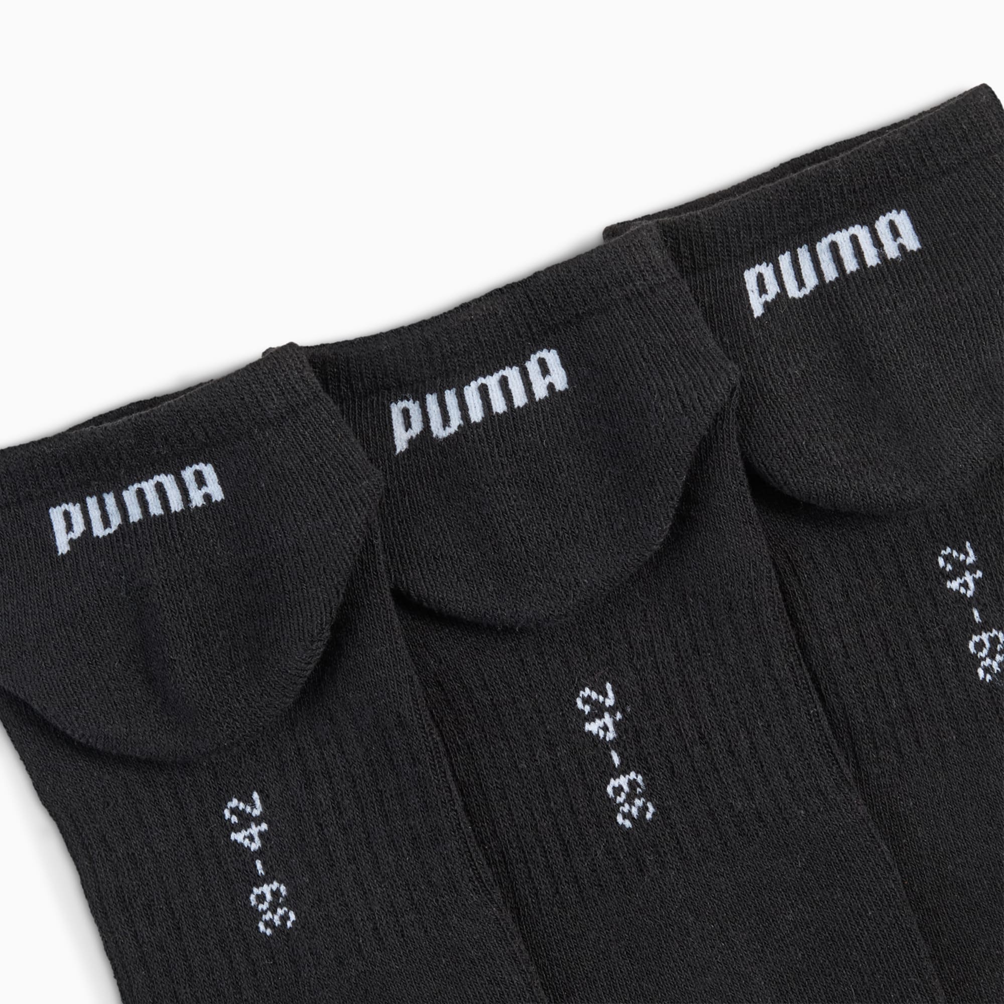 Cushioned Sneaker Socks Unisex (3-pack), black, large