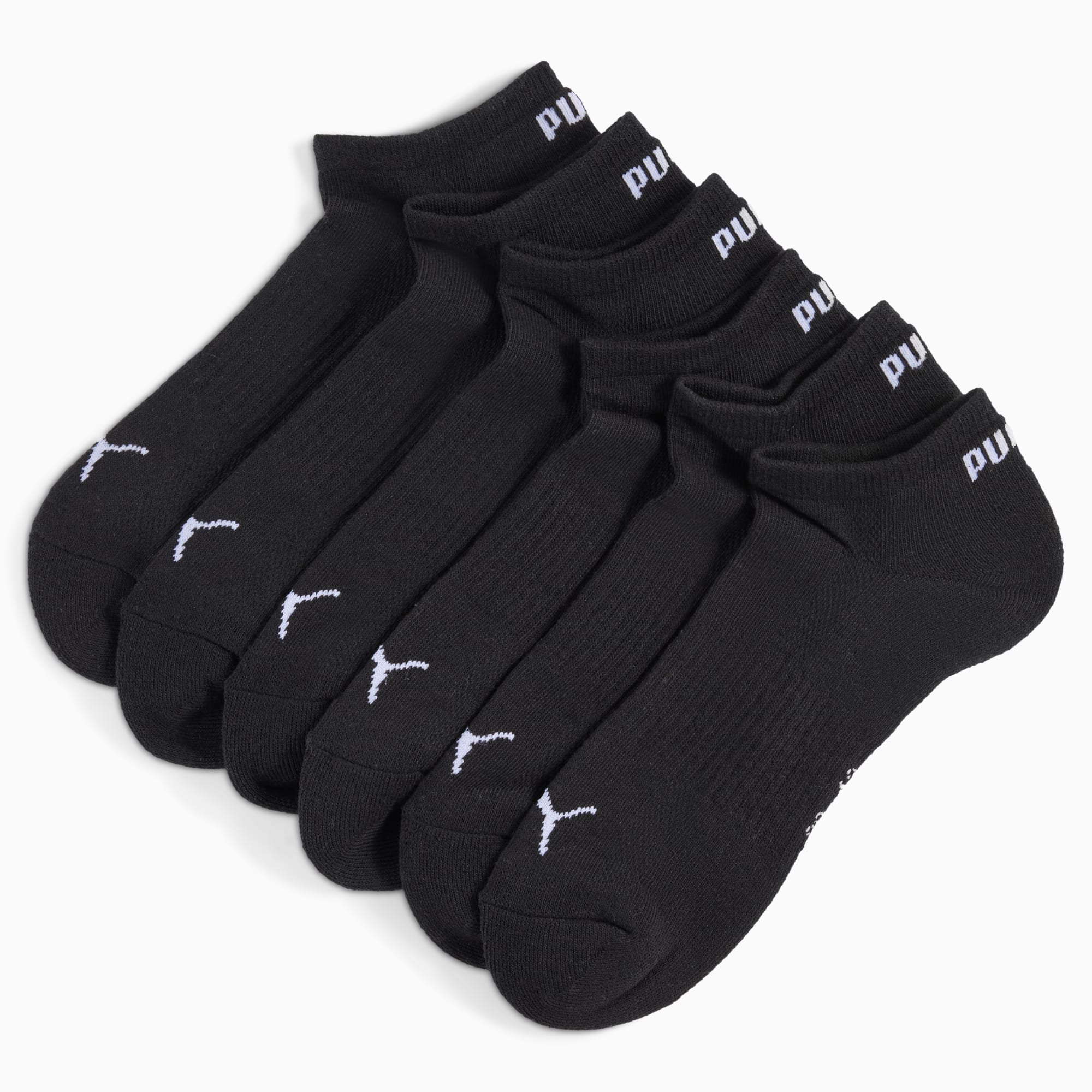 Cushioned Sneaker Socks Unisex (3-pack), black, large