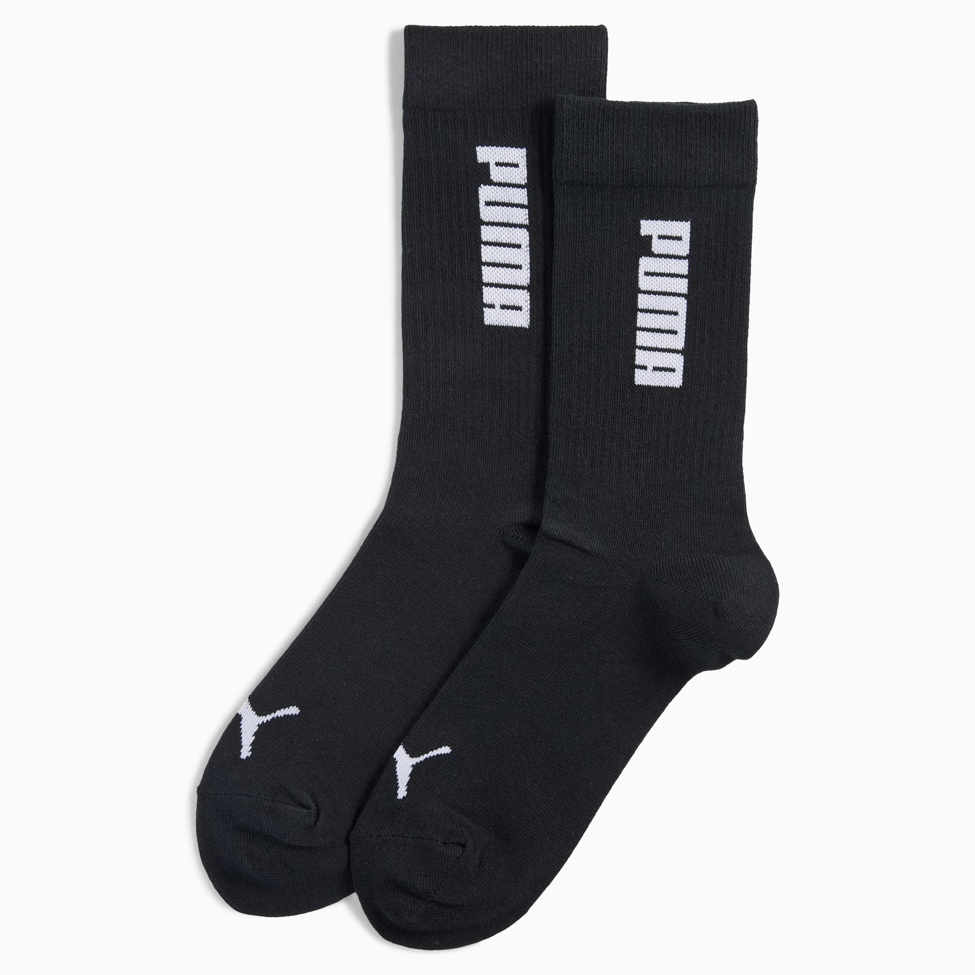 Sports Crew Socks Unisex (1-pack), Black / Glow In The Dark, large