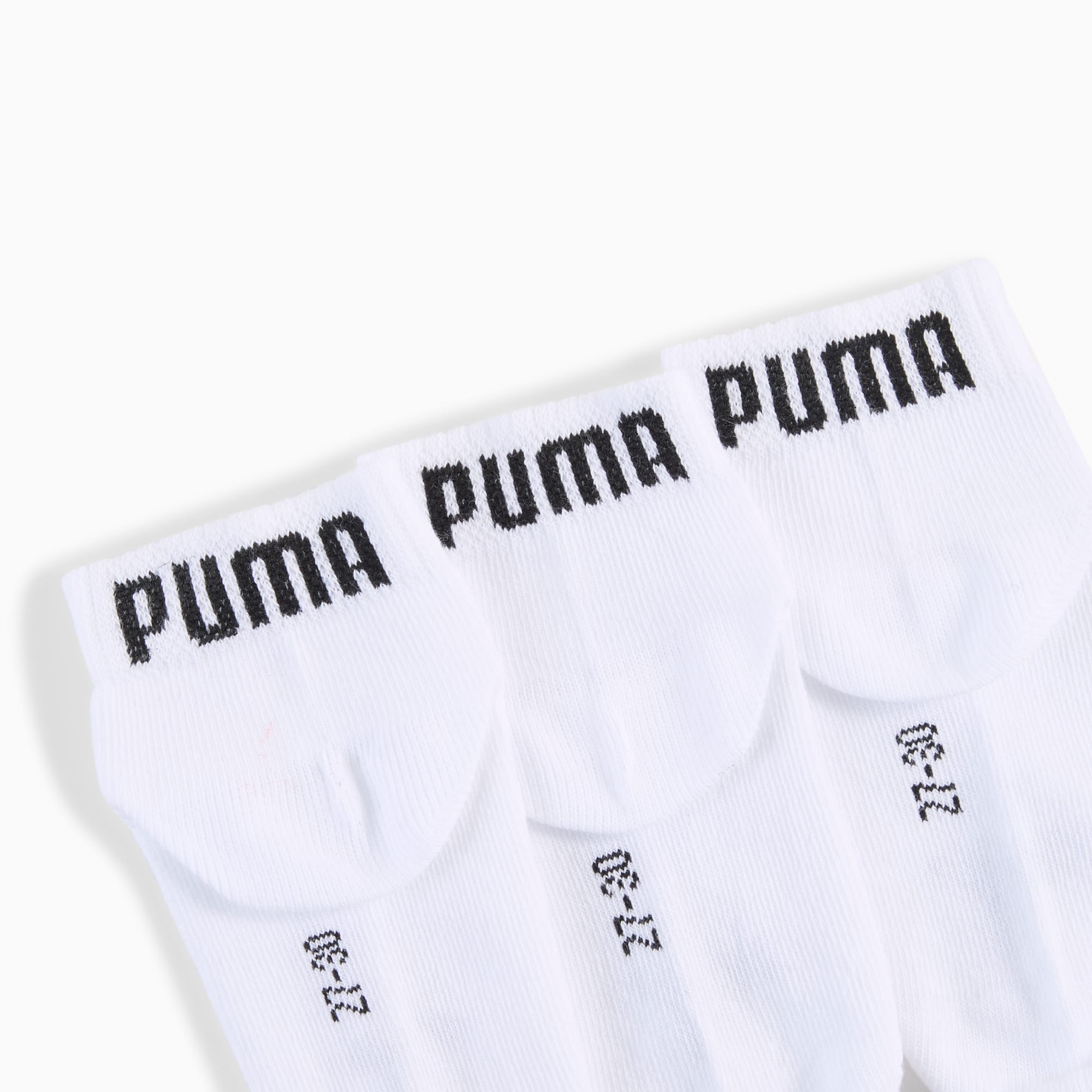 Chaussettes trois-quarts Enfant et Adolescent (lot de 3), white, large