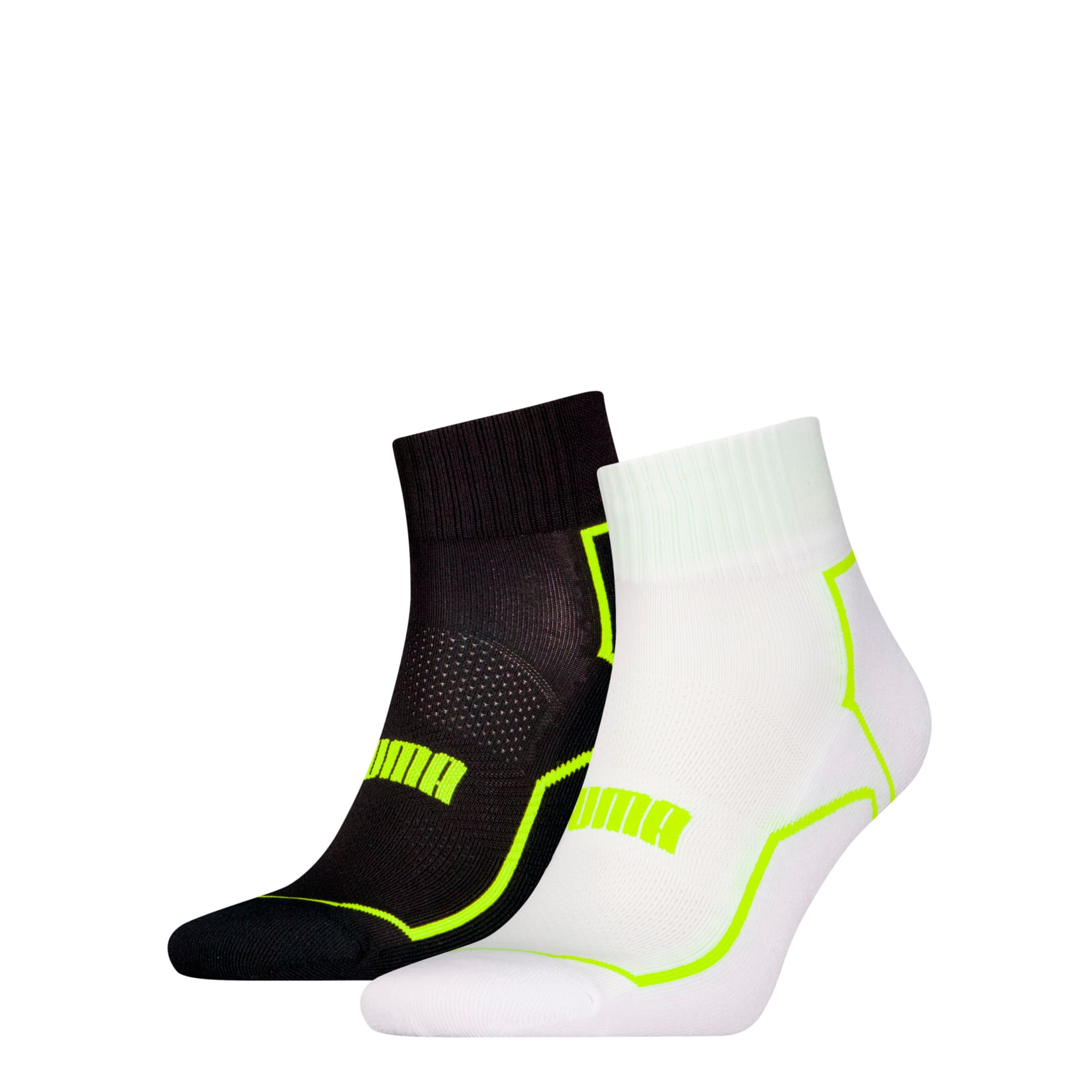PUMA Unisex Quarter Socks 2 Pack White Black PUMA Shop All Puma PUMA